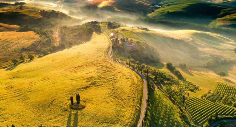 Suggestivo panorama toscano