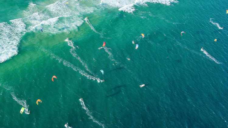Kitesurf mare
