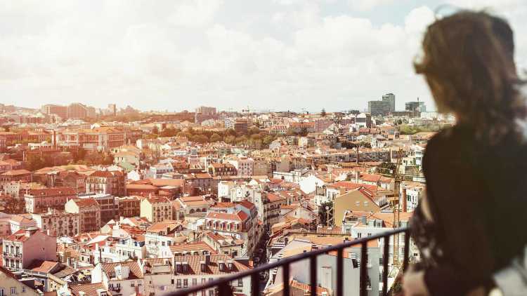 Landschap in Lissabon