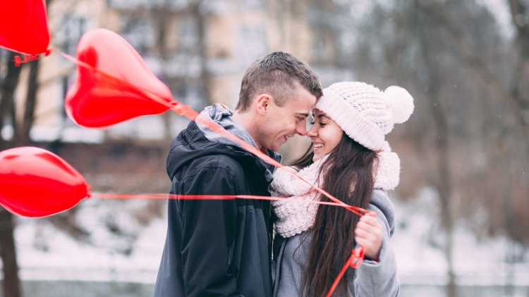 Regalo de Navidad romántico