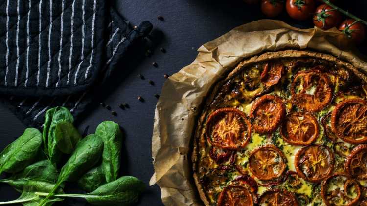 la tarte à la tomate
