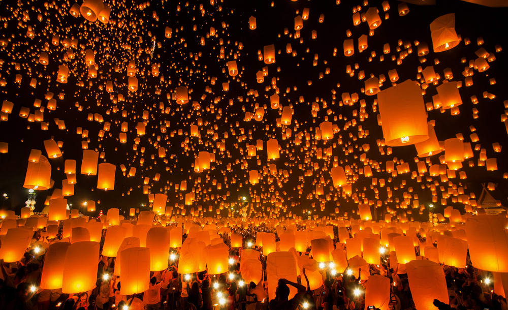 paper lantern to light and release