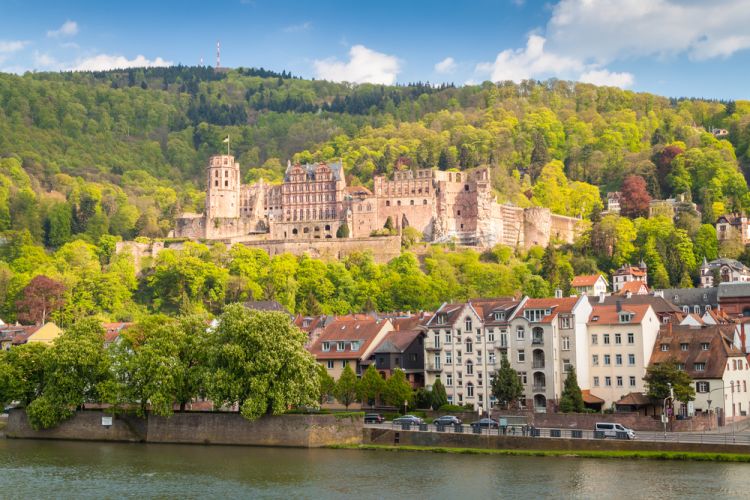 Best Scenic Routes for Your First Road Trip in Germany - The ruin of Heidelberg Castle