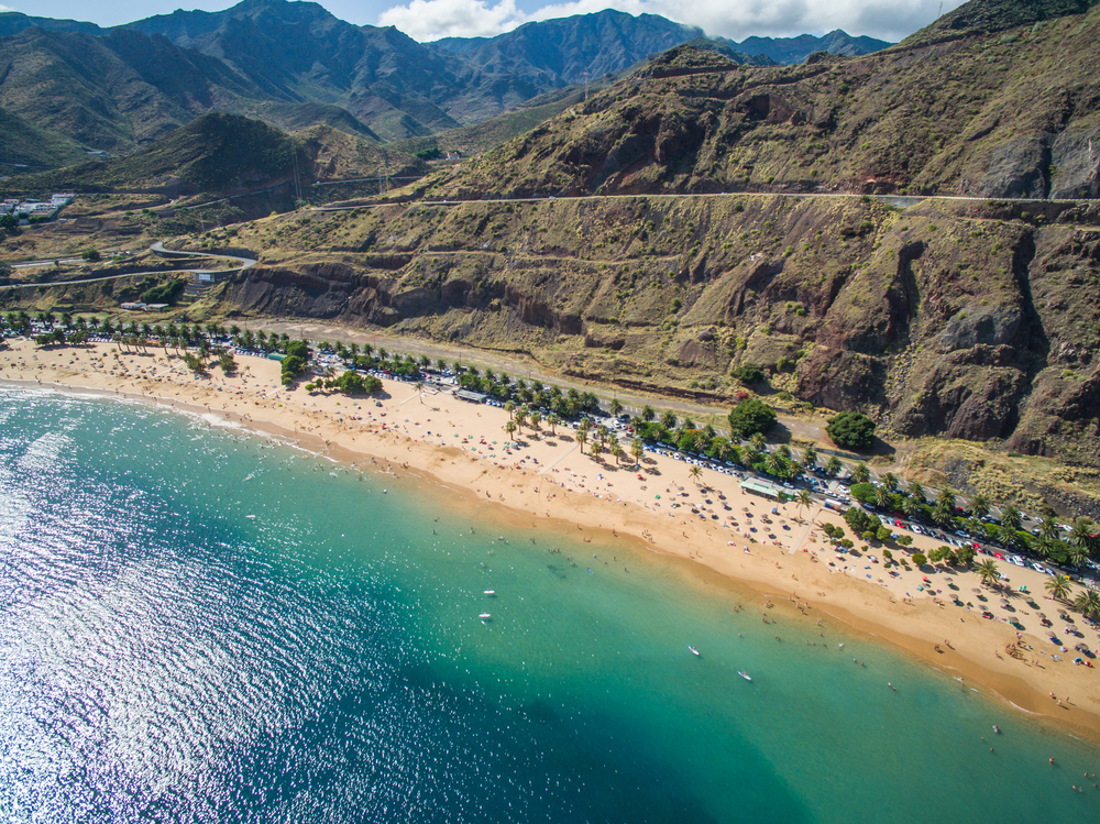 Playa de Las Teresitas Canary Islands