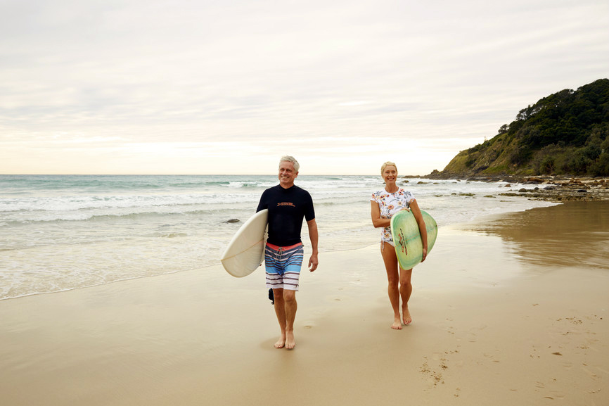 Surfing di Gold Coast