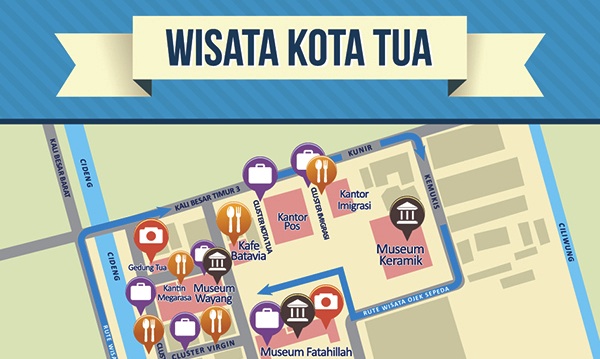 Contoh Denah Lokas Tempat Wisata