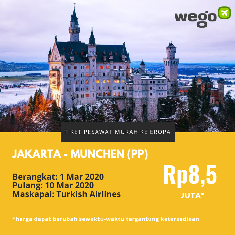 Tiket Pesawat Murah Jakarta Munich