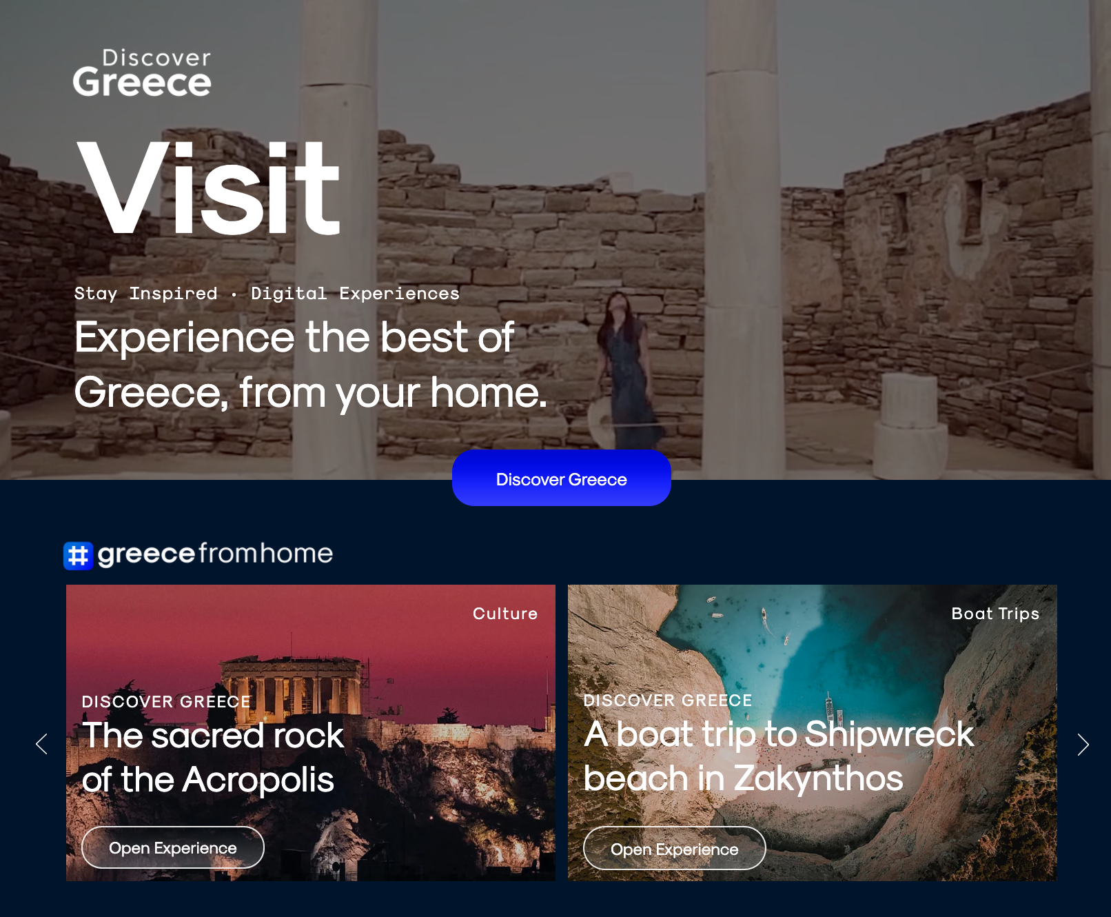 Visit Greece, Discover Greece from Home