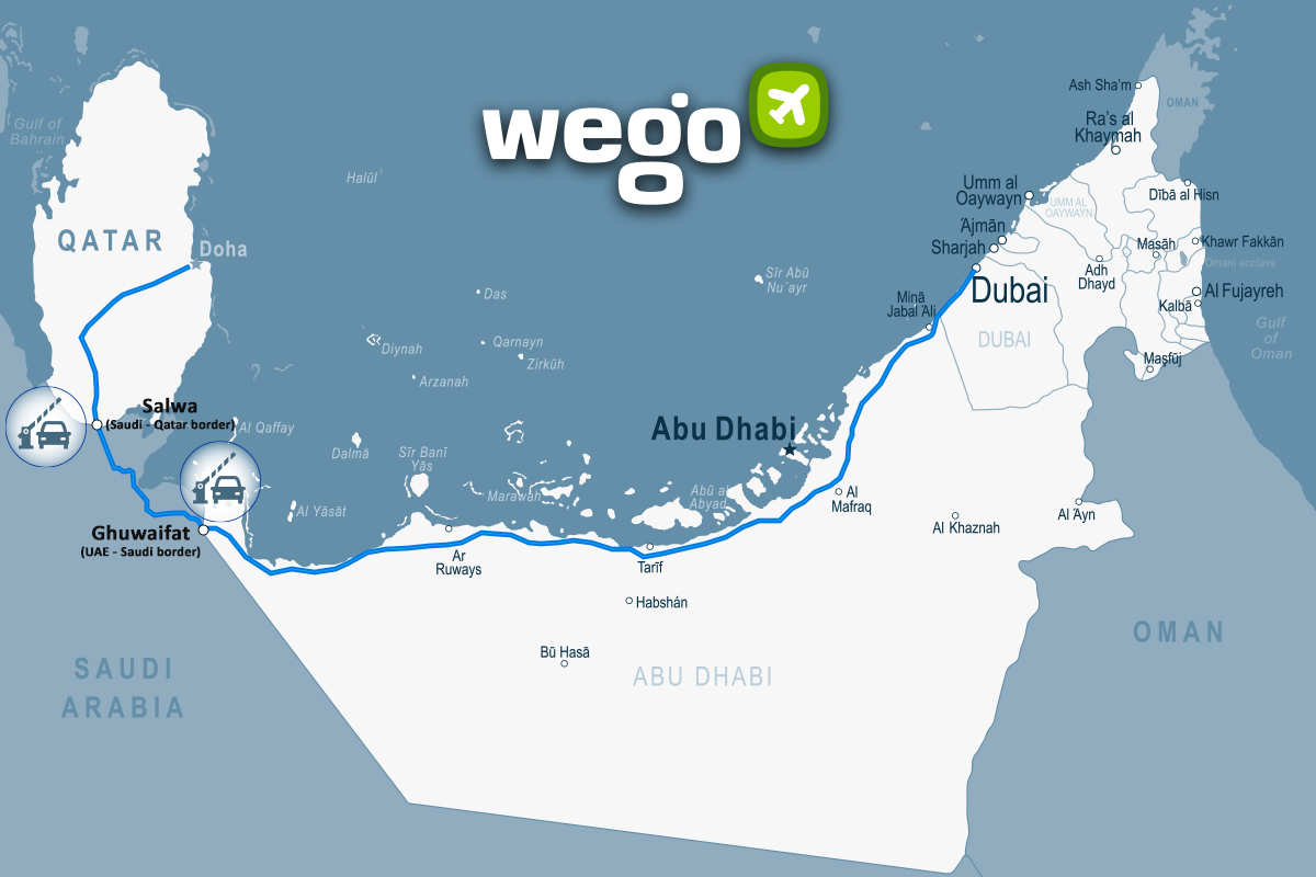 dubai to qatar travel time