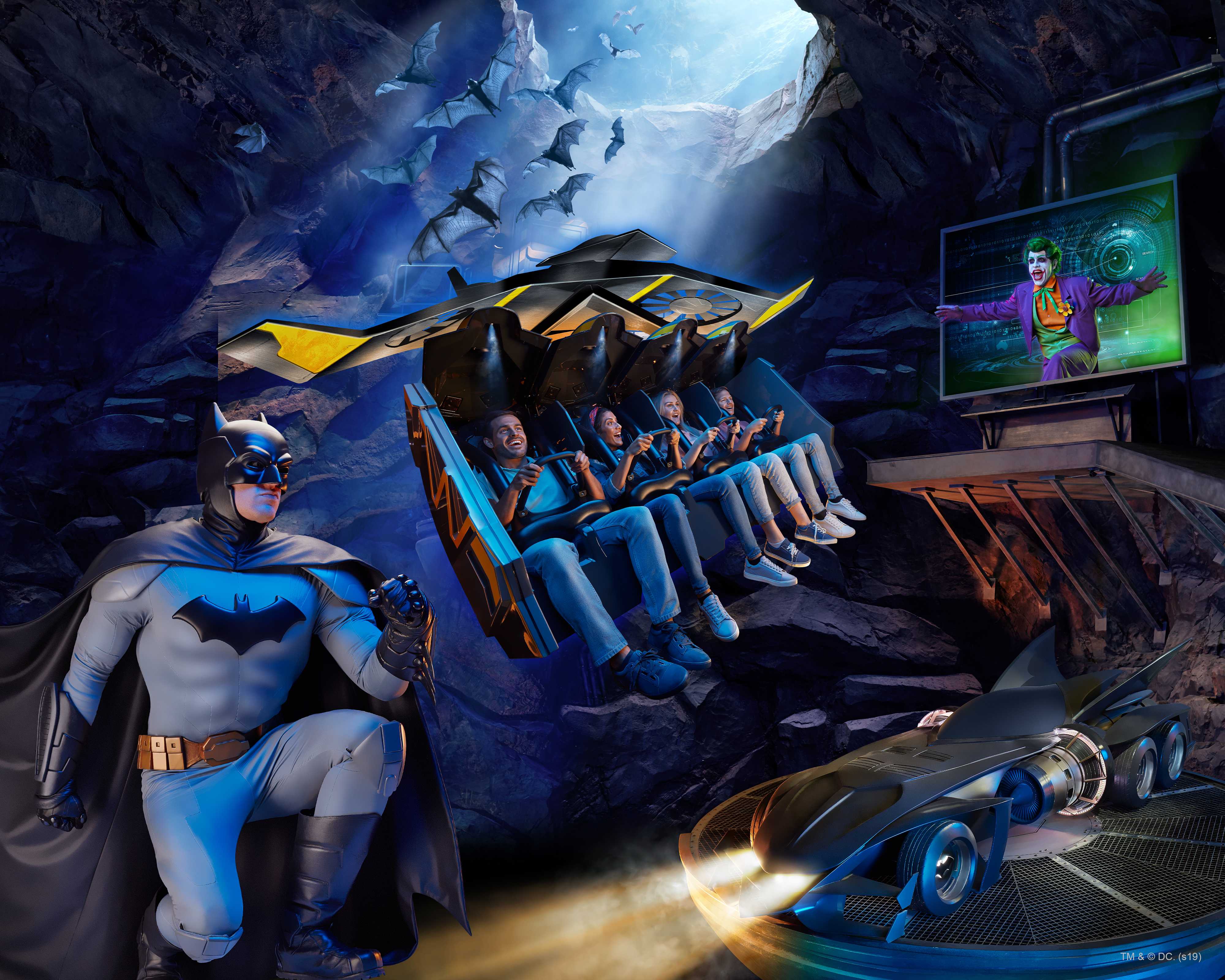 Batman: Knight Flight Warner Bros. World Abu Dhabi