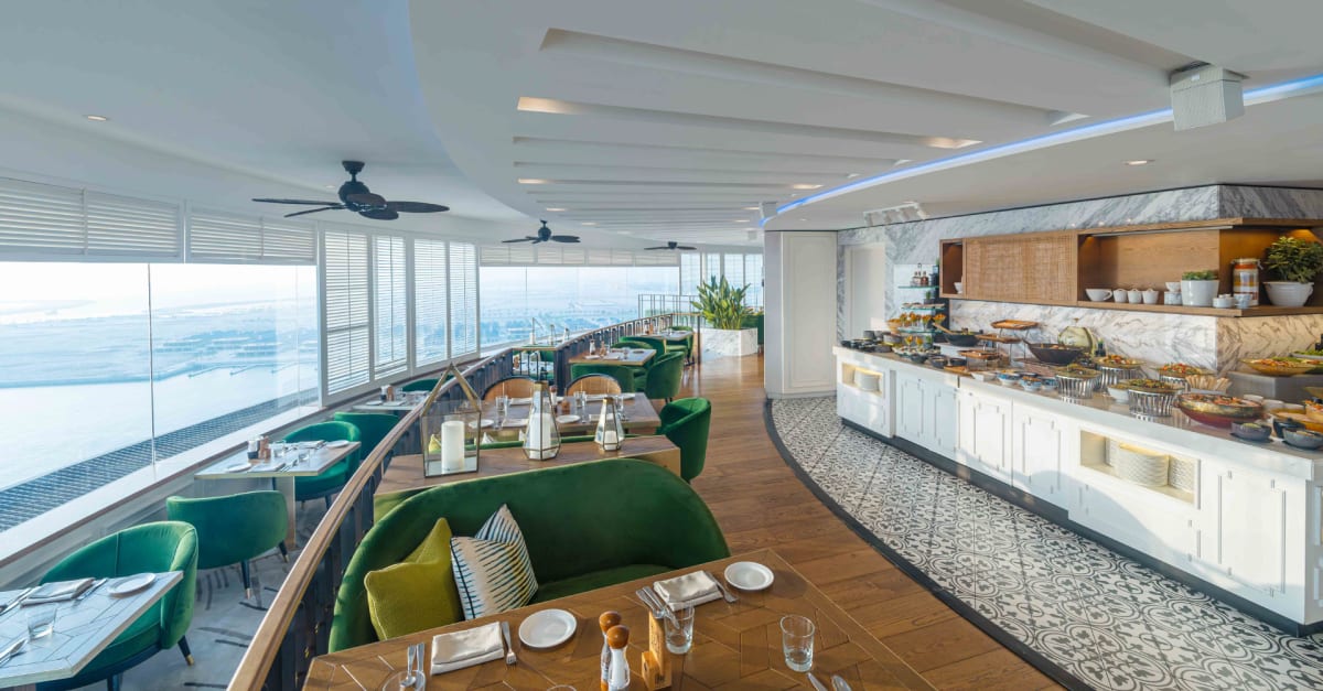 Al Dawaar Revolving Restaurant, Hyatt Regency Dubai, Deira, Dubai, venue of Al Dawaar Revolving Restaurant Sky Brunch
