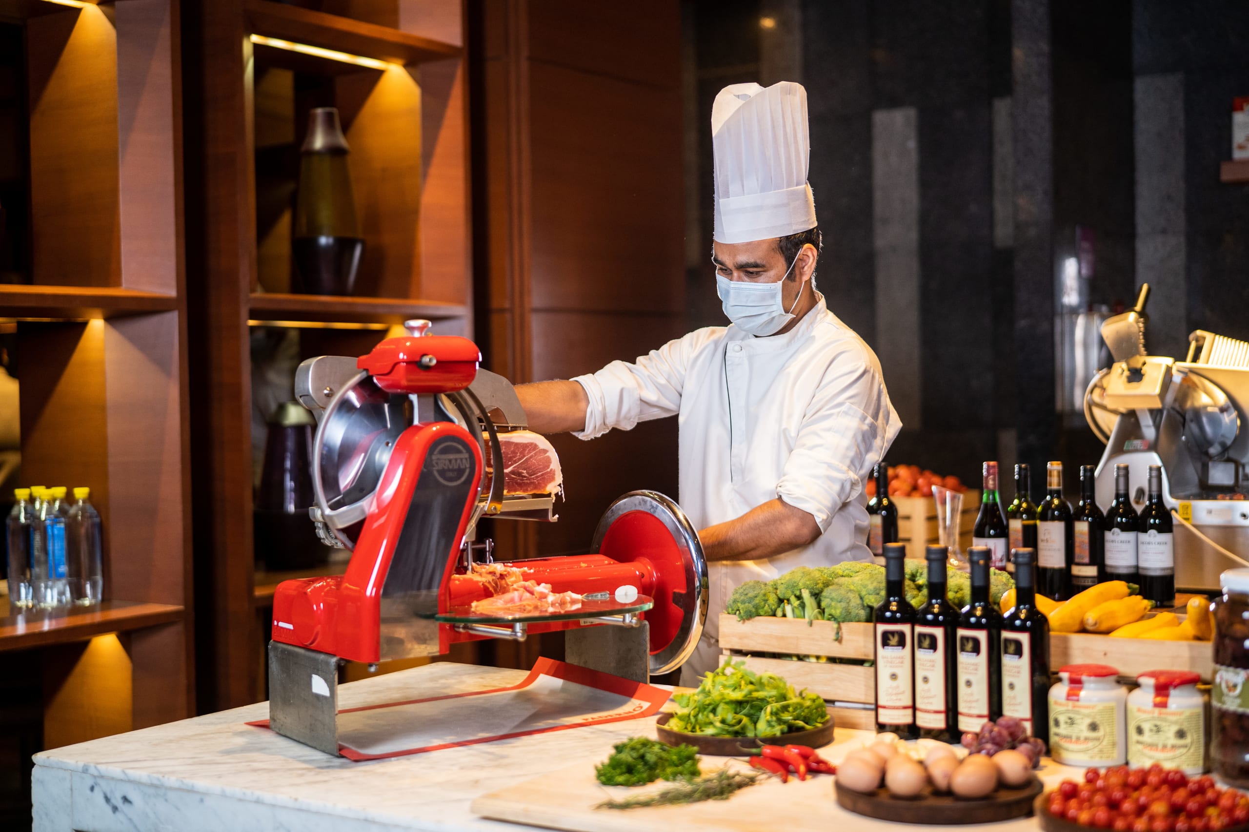 Hyatt Regency Chandigarh Piccante Chef in Action