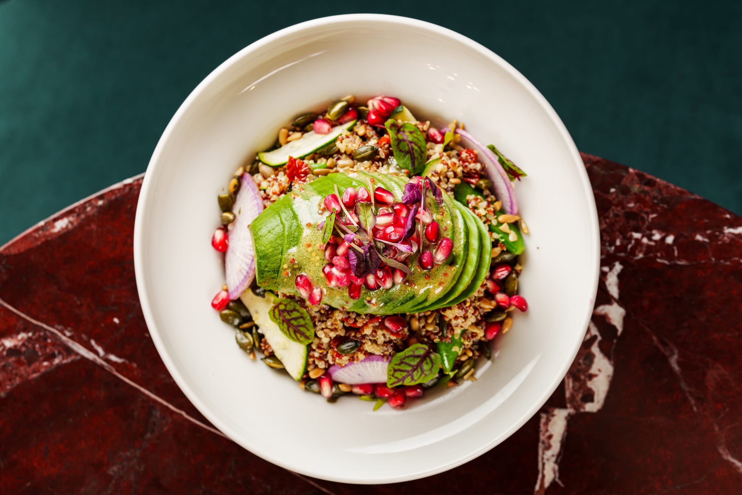 Hyatt Regency London Blackfriars City Lounge Superfood Quinoa Salad 03