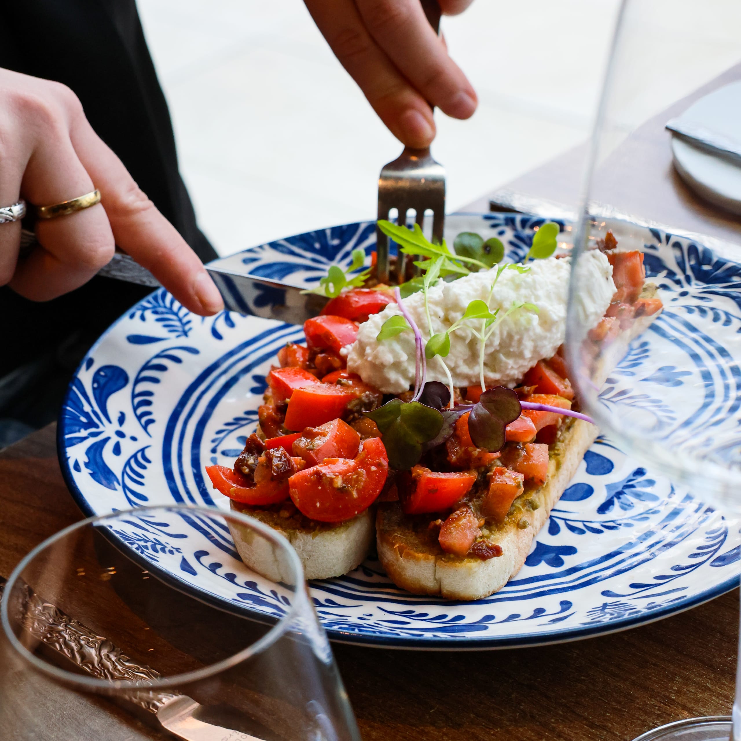 Tomato bruschetta