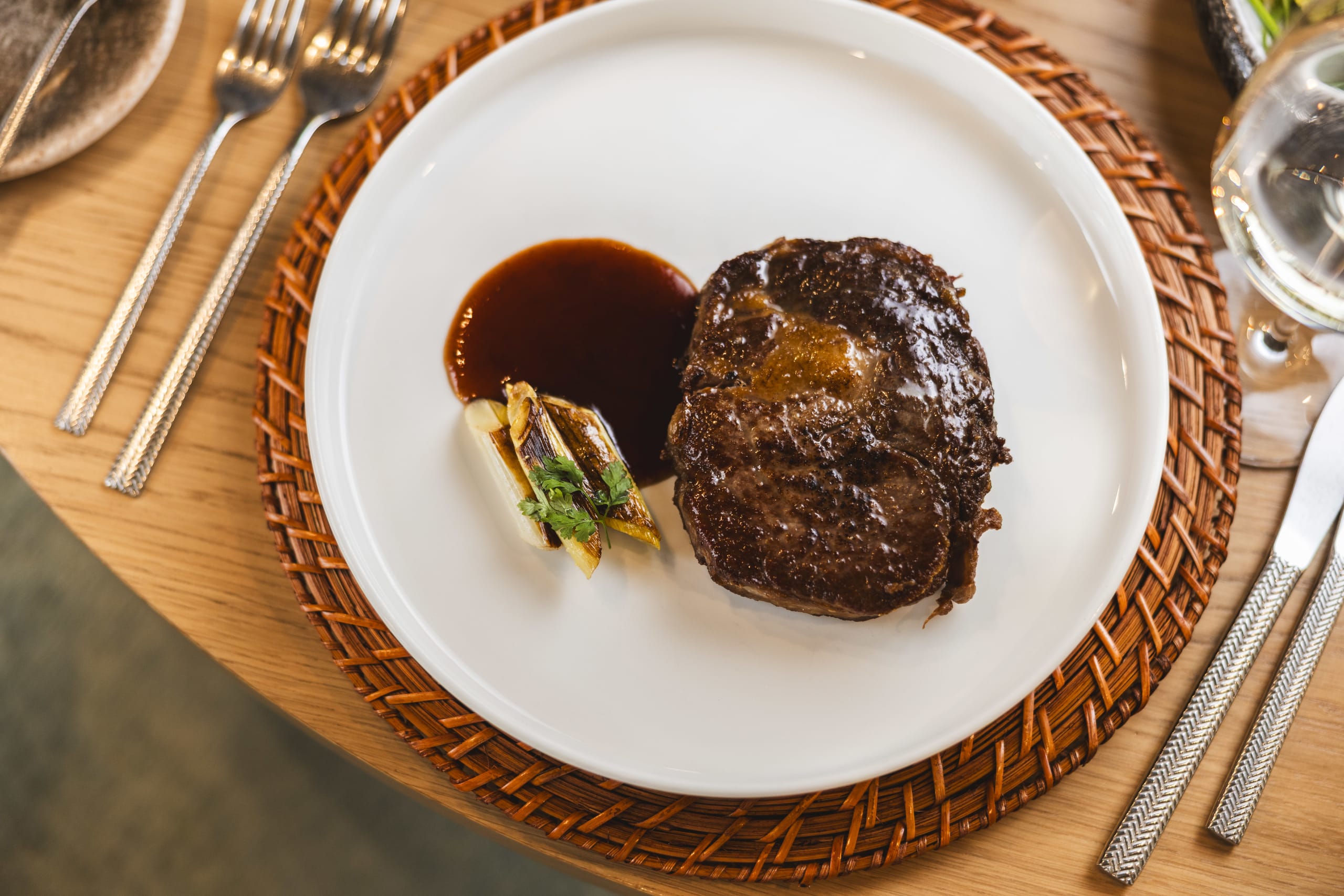 Steak Bird Eye Shot
