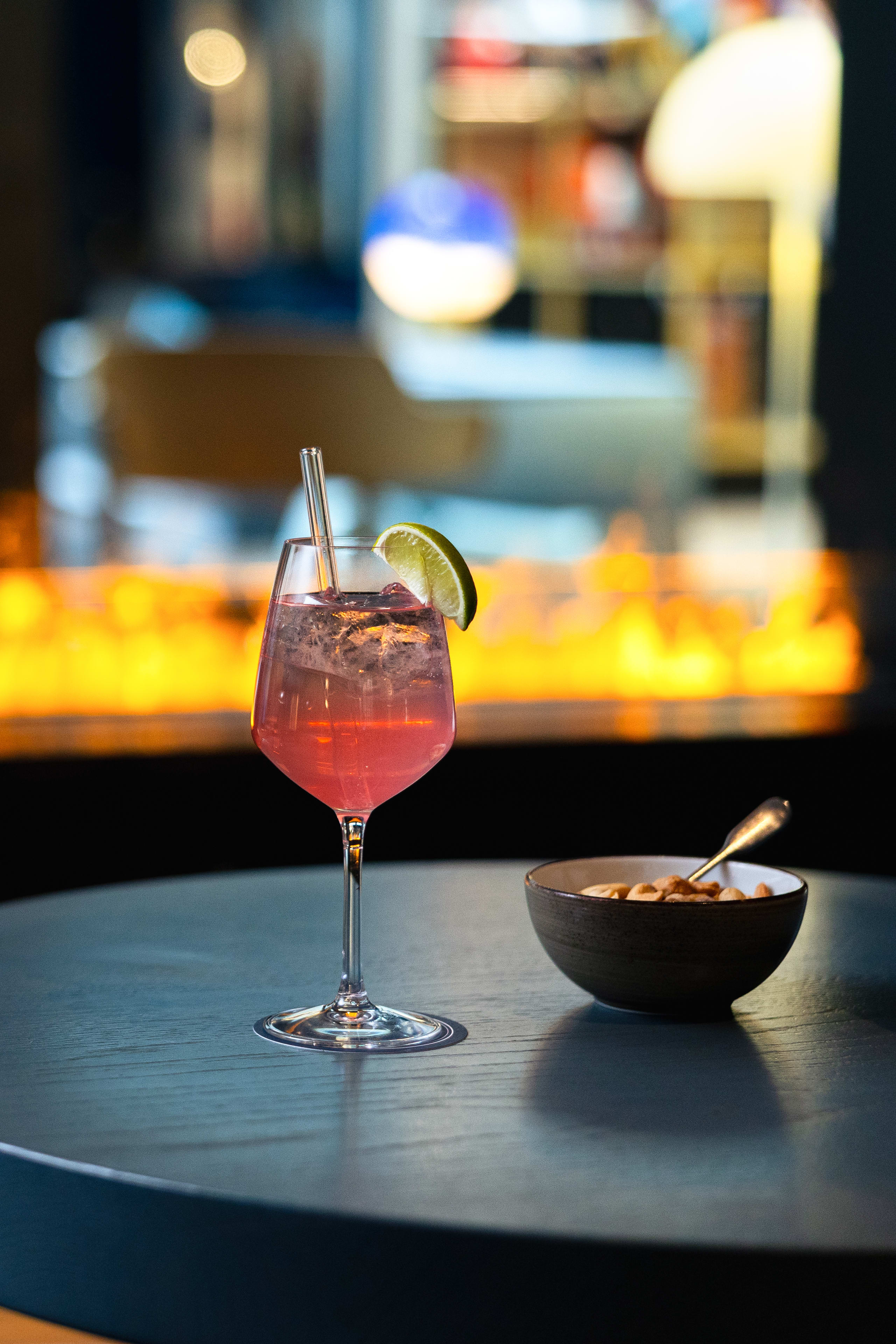 Zoom Cocktails by Fireplace (2)