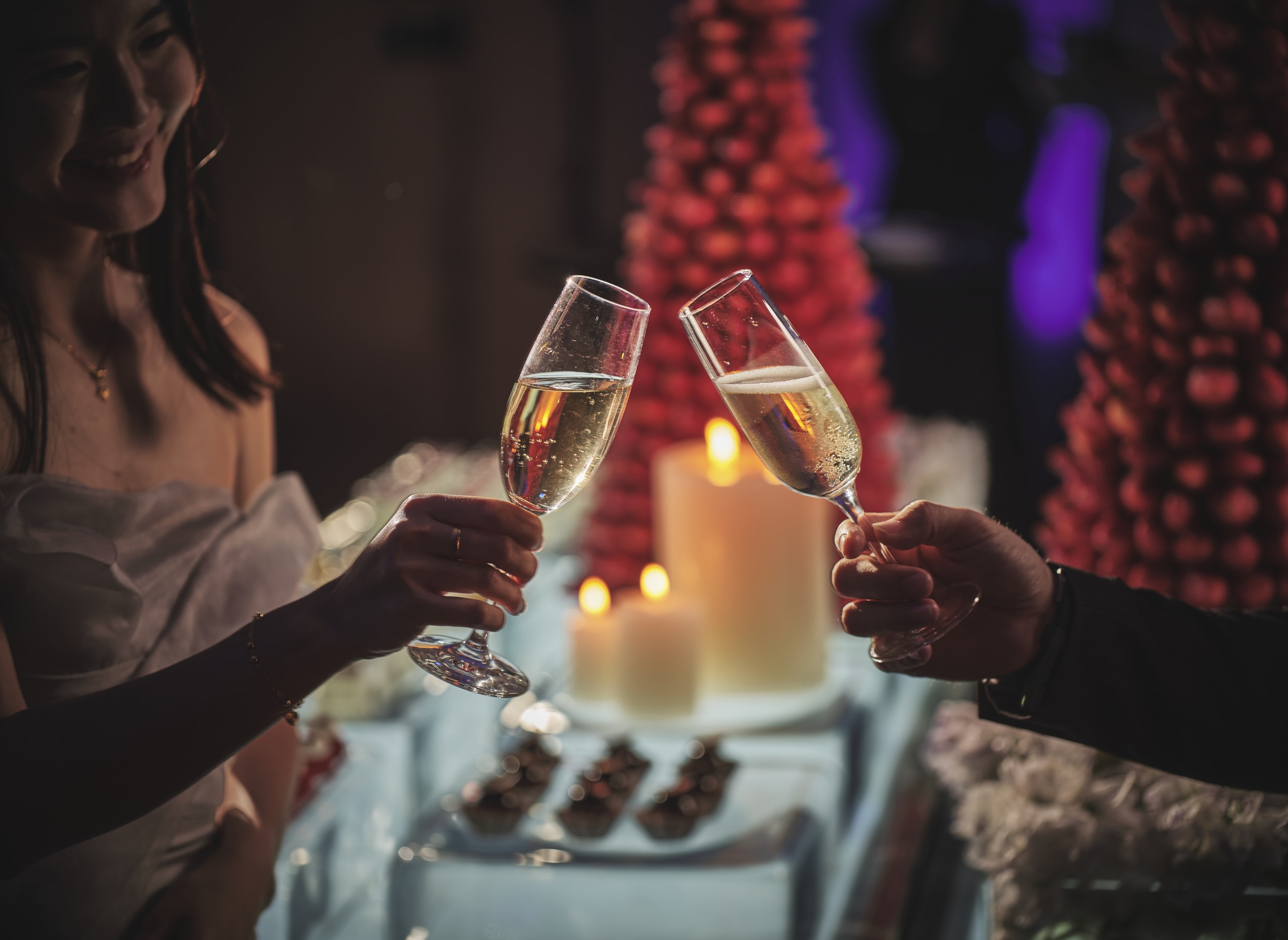 Global 2362 Champagne Toast at Dessert Reception