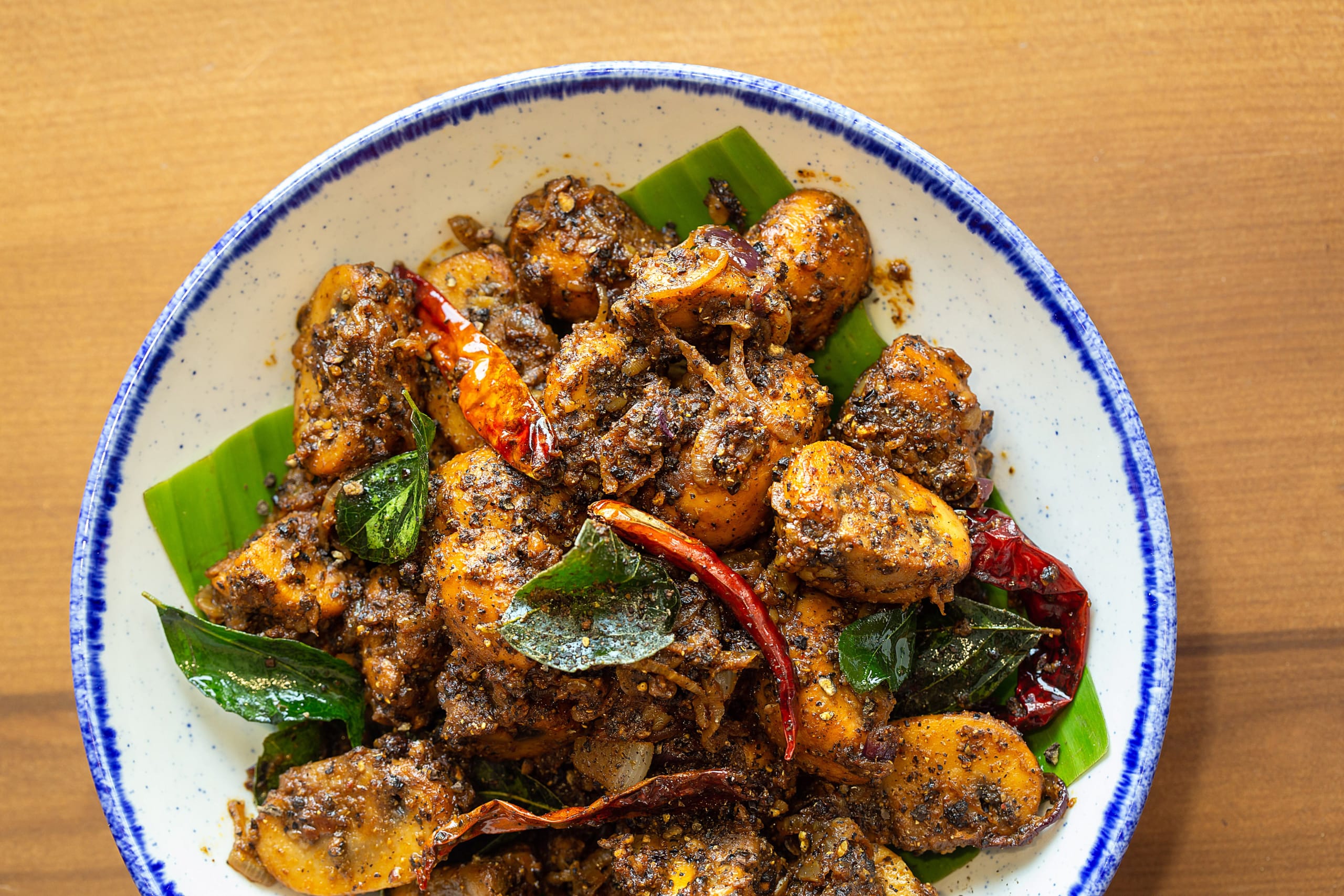 Mushroom Pepper Fry