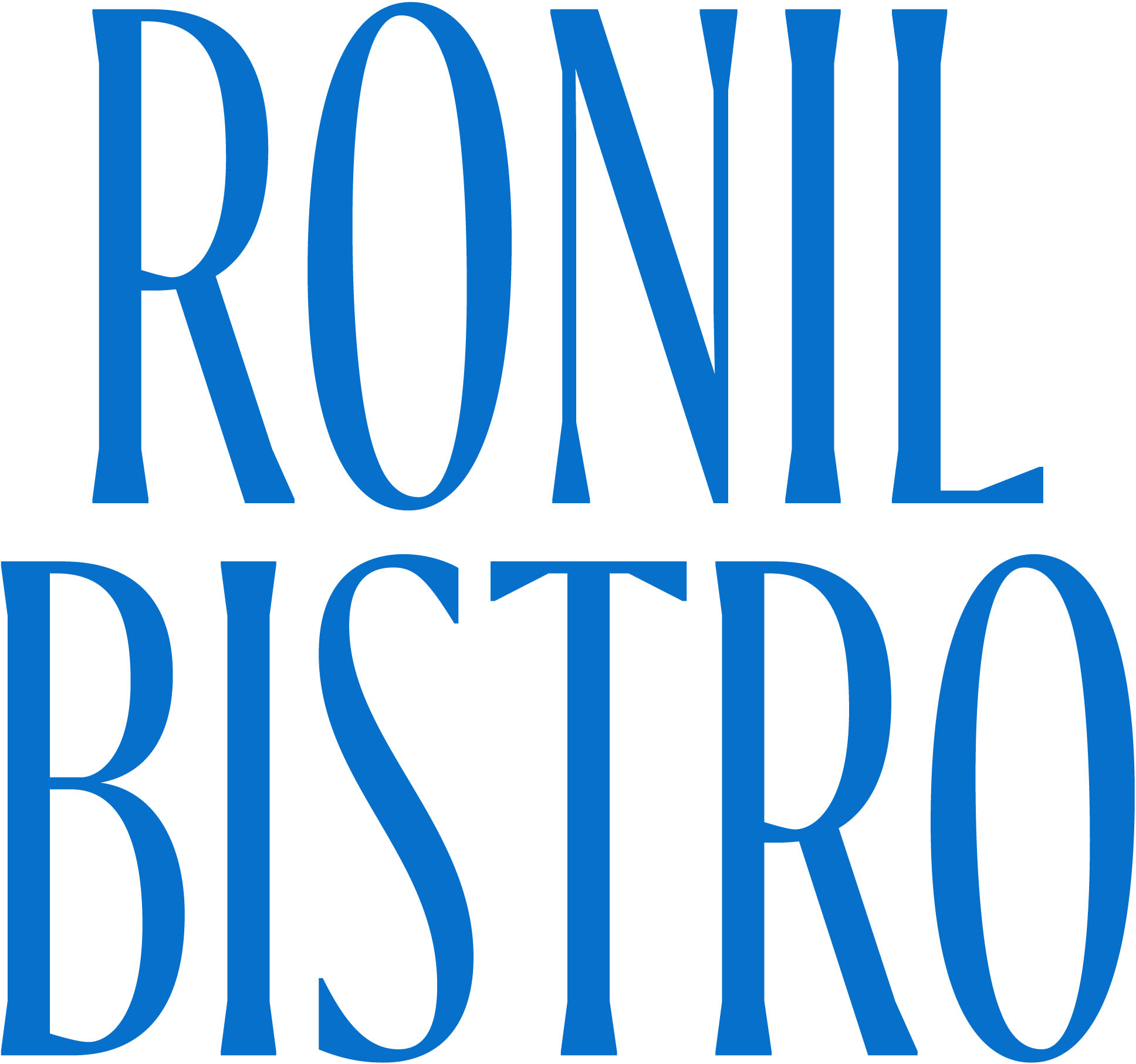 Ronil Bistro Artwork Logo Blue Rgb