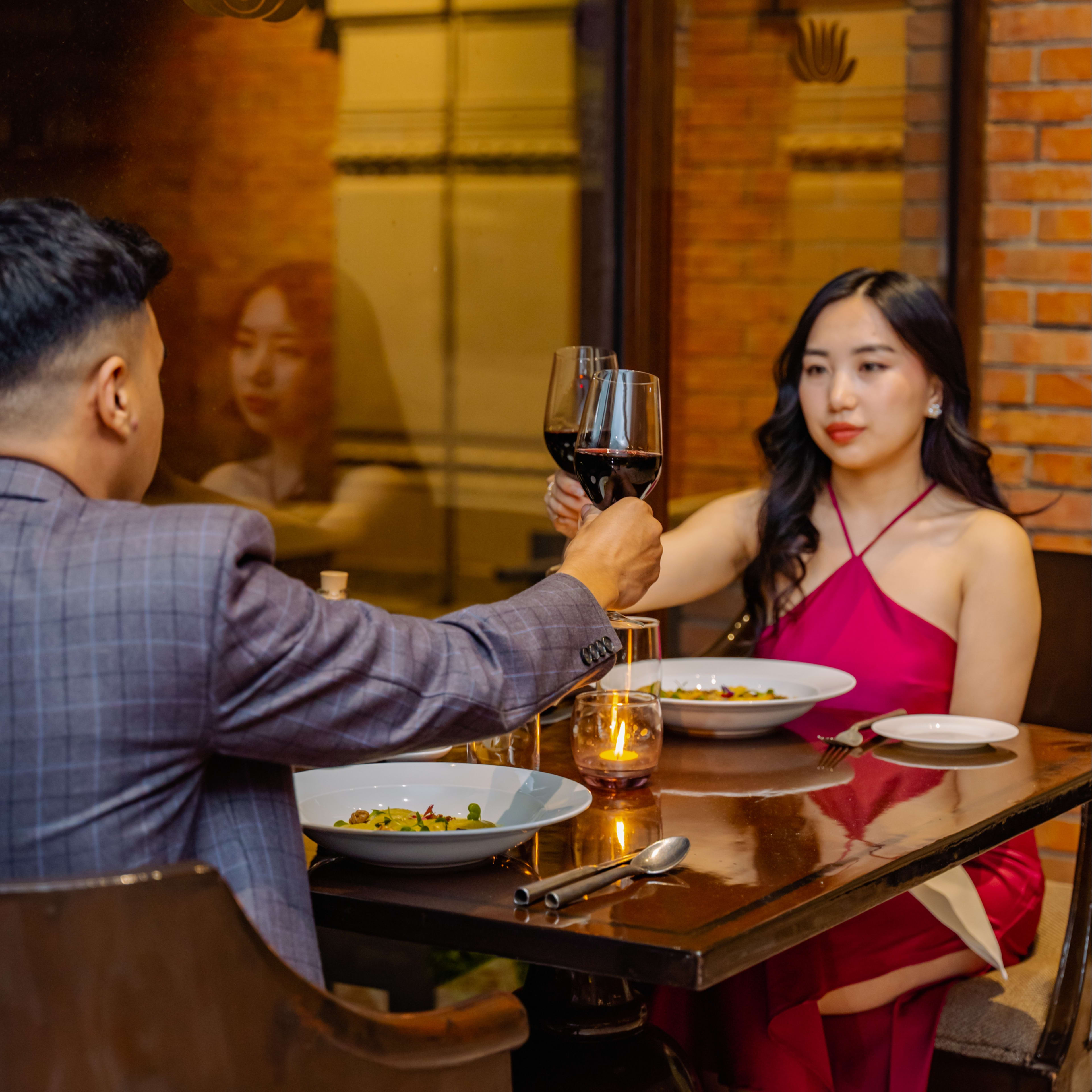 Couple Romantic Dinner