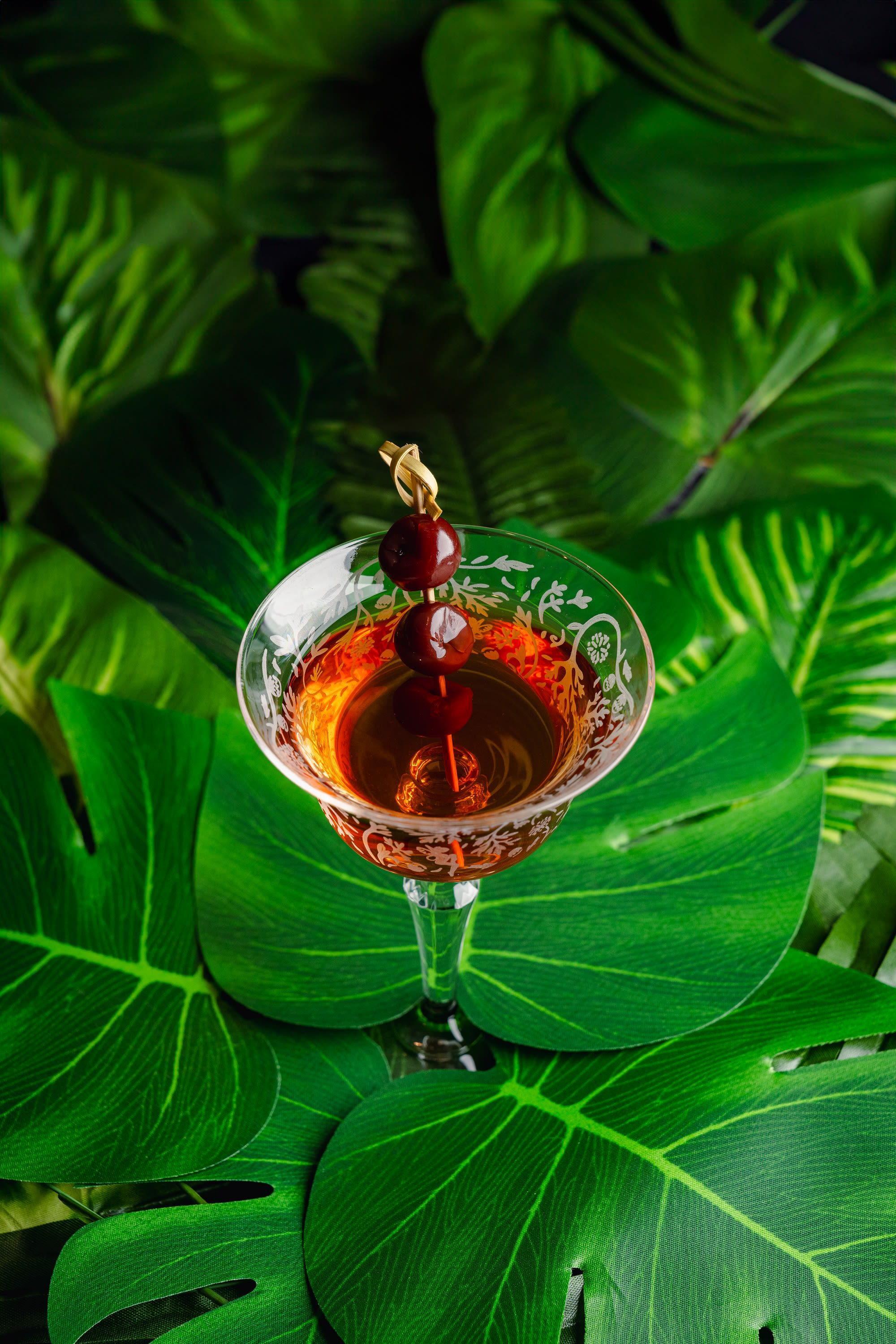 Leaf & Cane Cocktail Bar Amazonic Manhattan