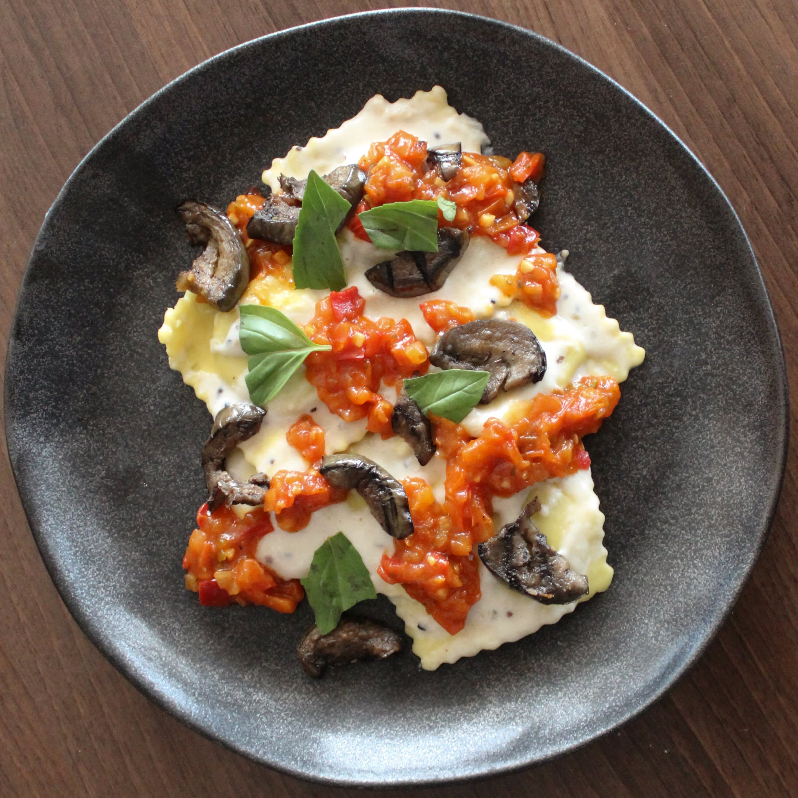 Eggplant Ravioli