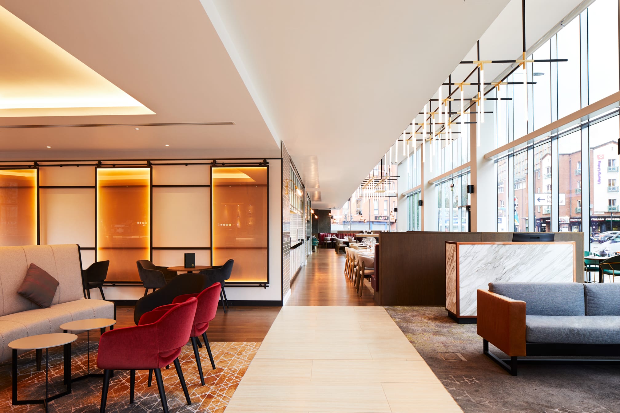 Hyatt Regency Manchester the Laureate Restaurant and Bar Entrance