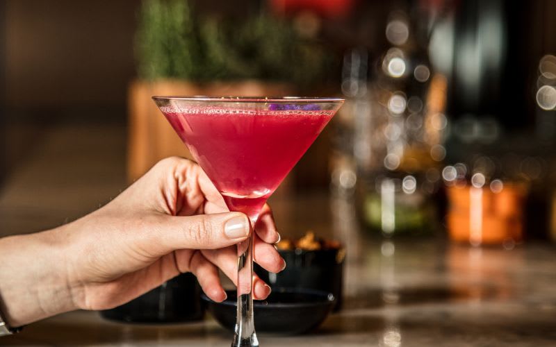 Colorful cocktail