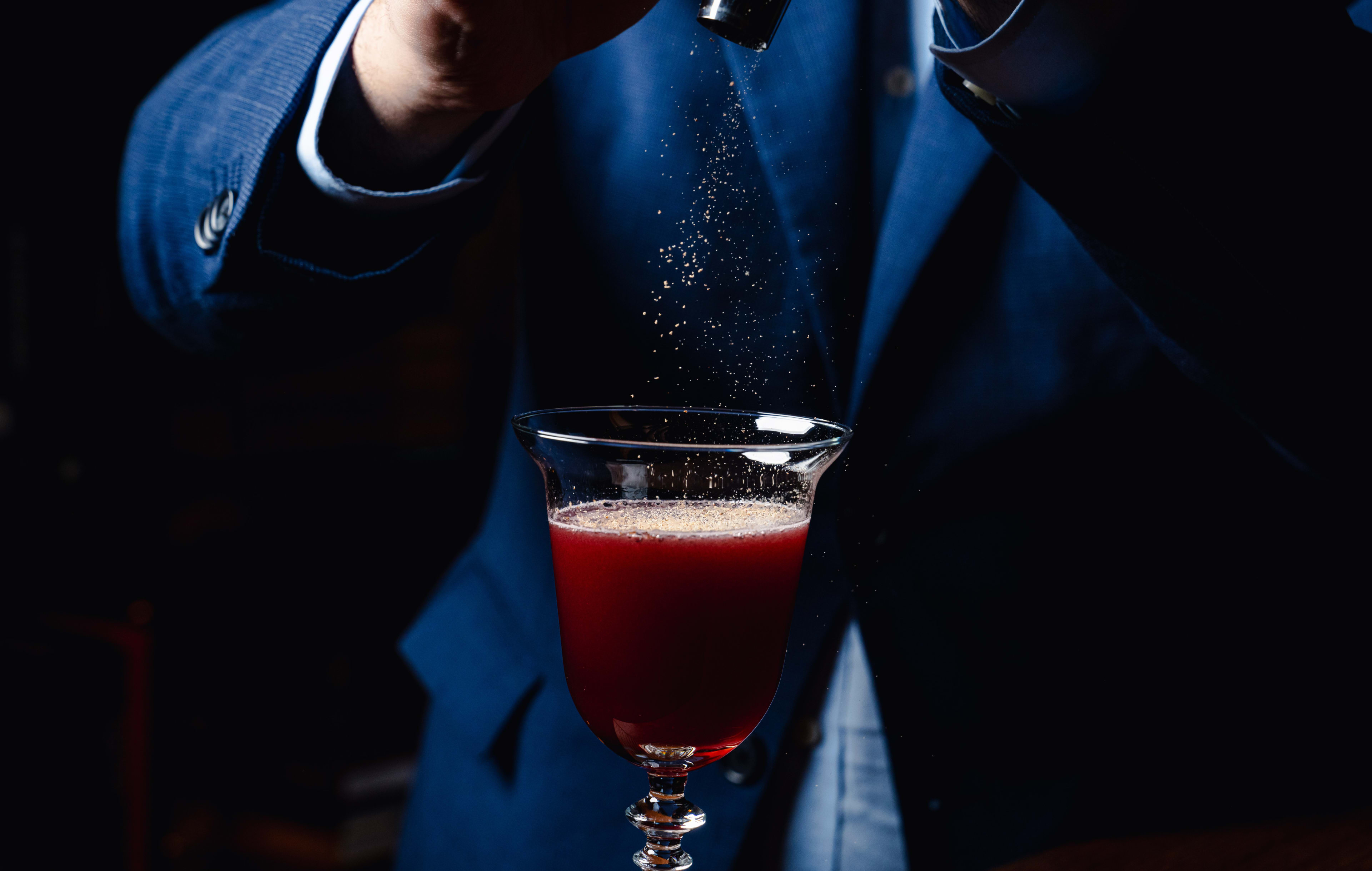 Nine Elms Bar Drinks Salt on Cocktail