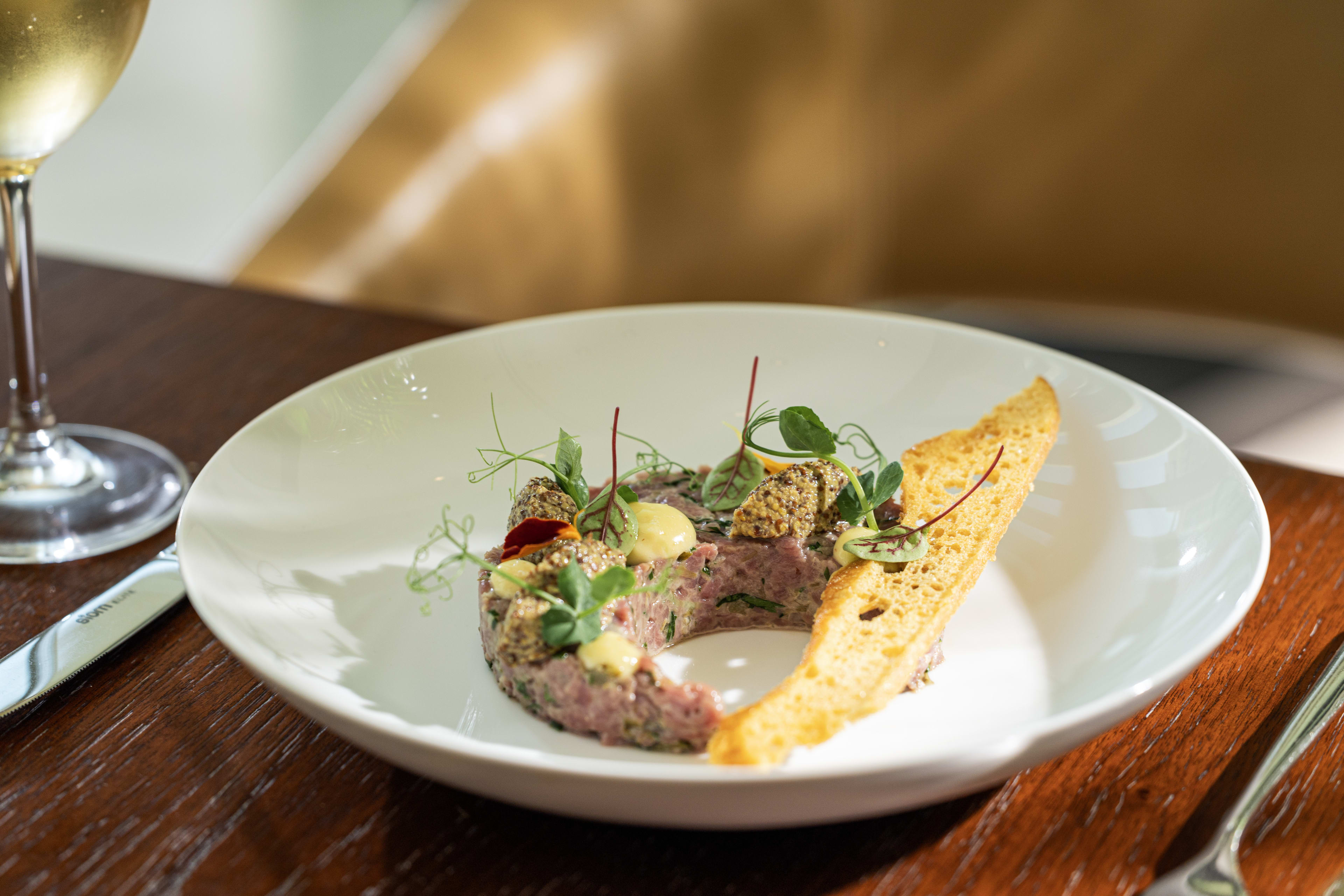Opus Restaurant Beef Tartare