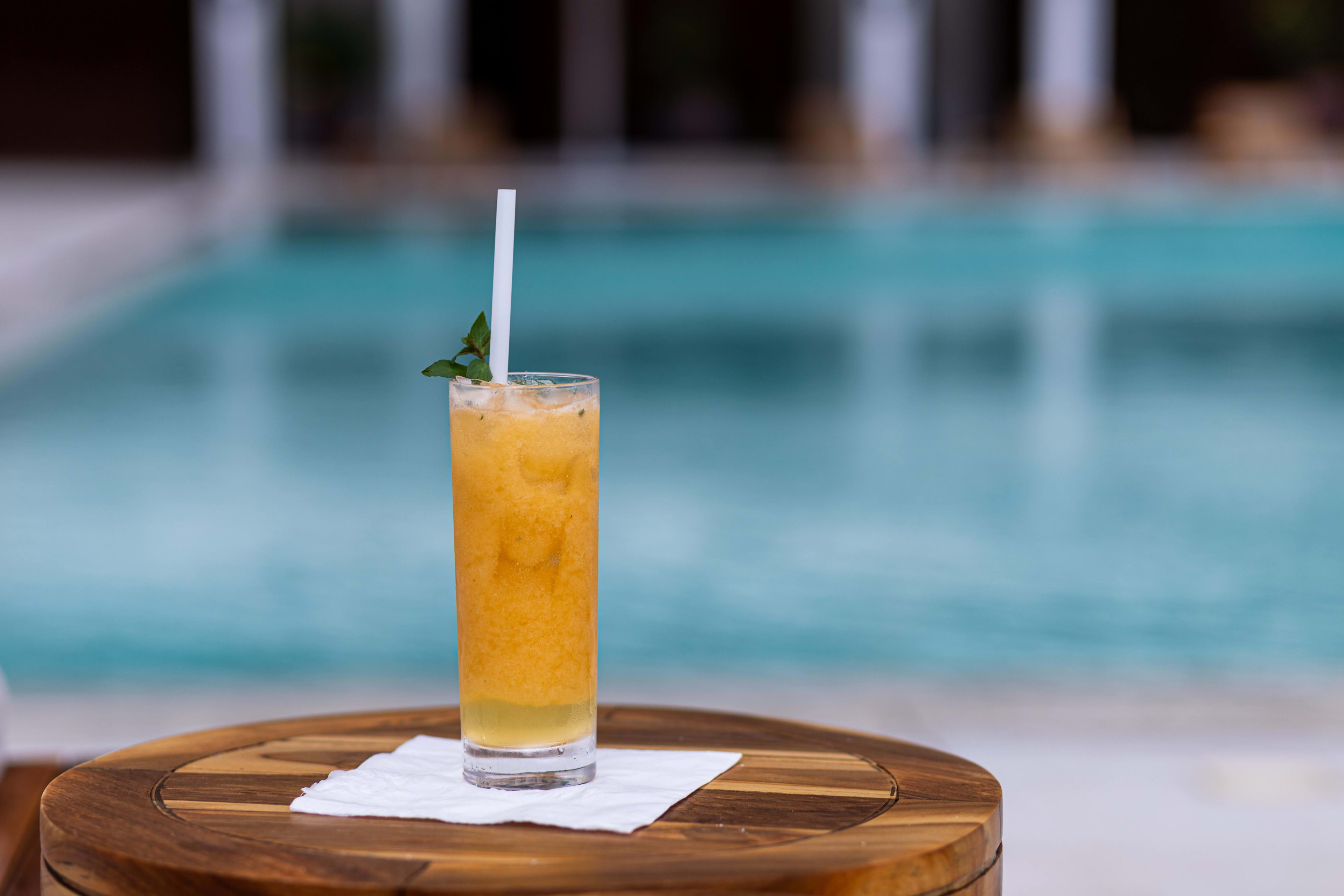 Golden Mane by the Pool Deck