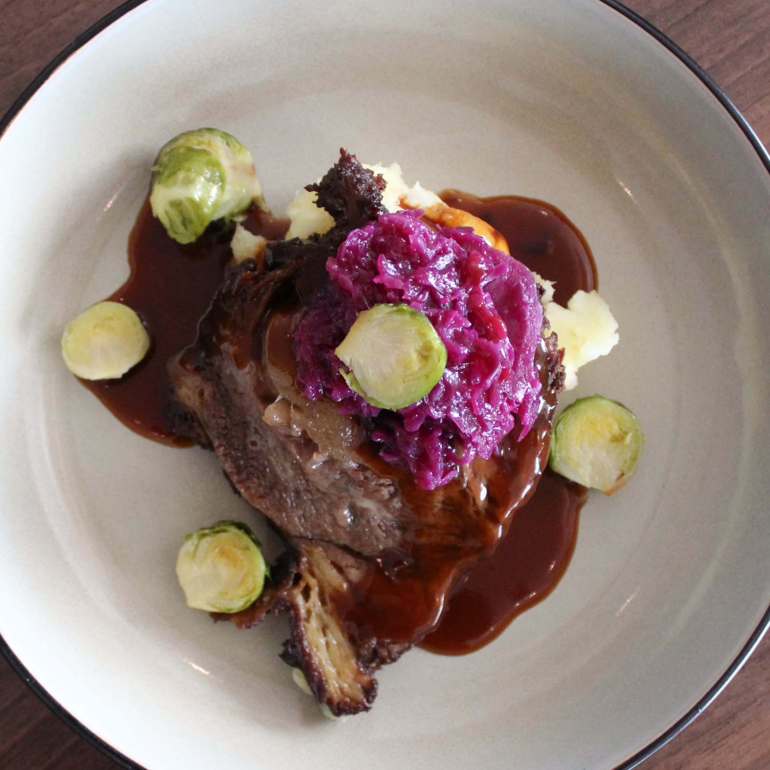 Braised Beef & Apple Mash