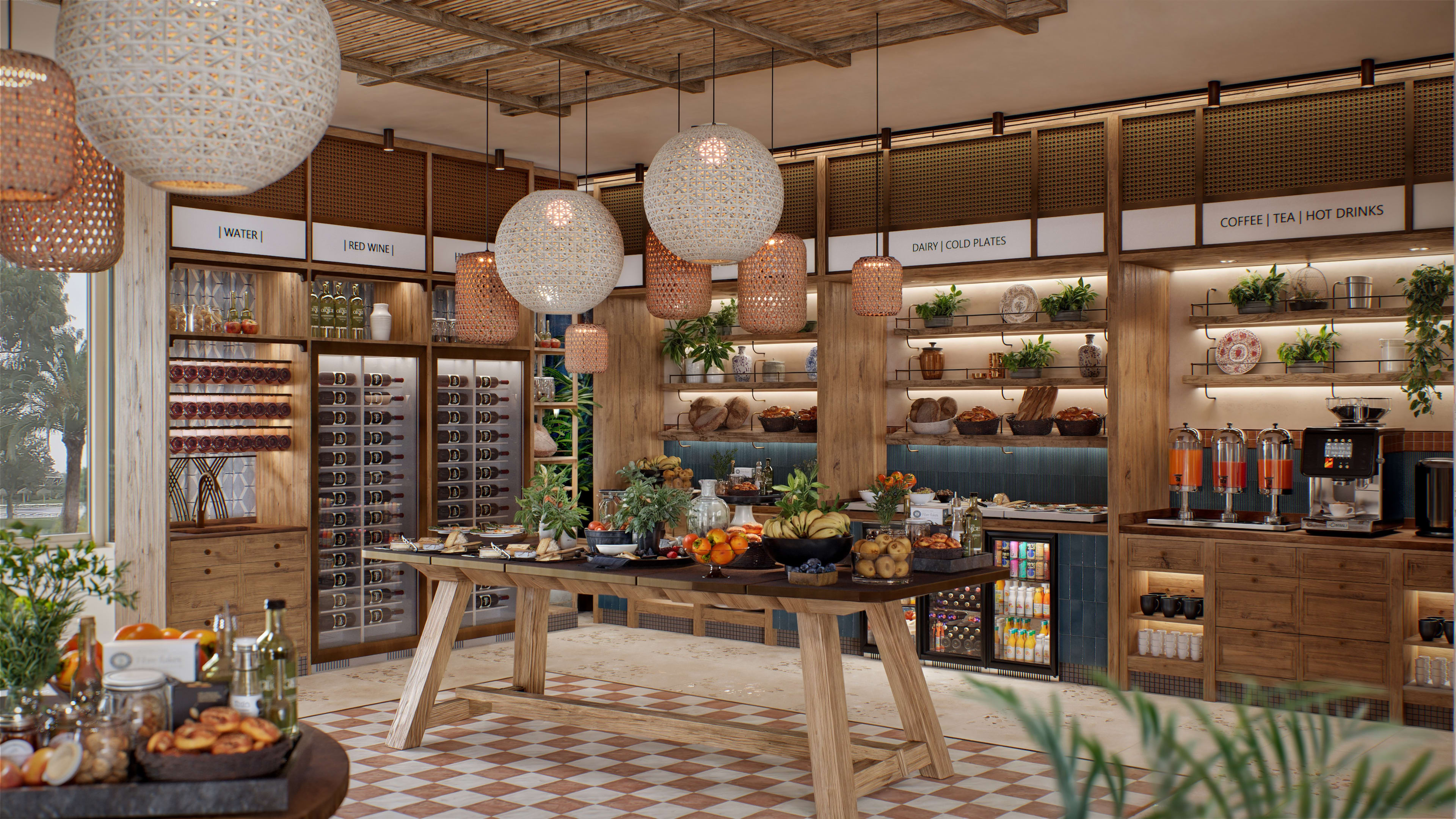 Faorq R0012 Restaurant Breakfast Set Up