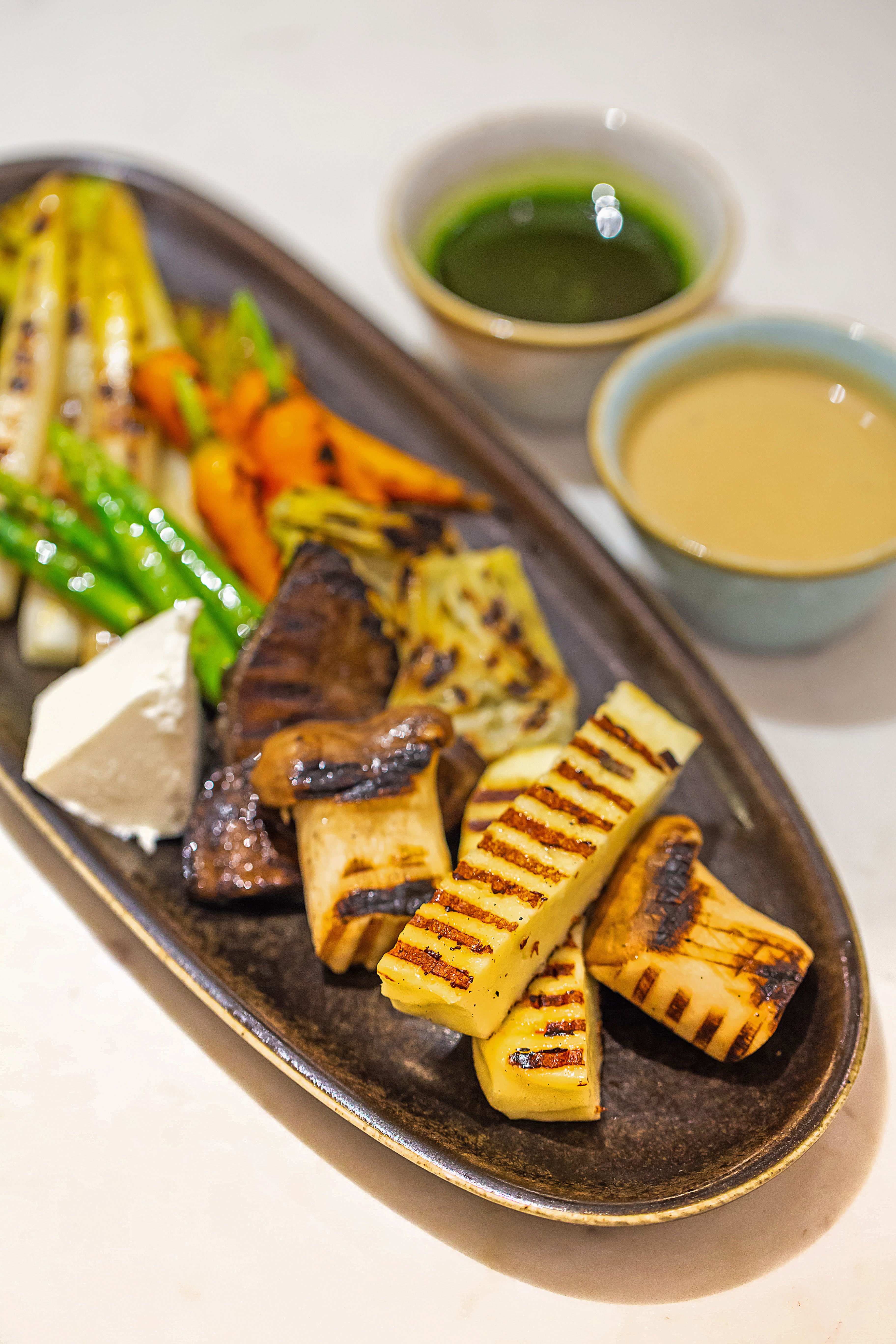 Grilled Vegetables and Haloumi