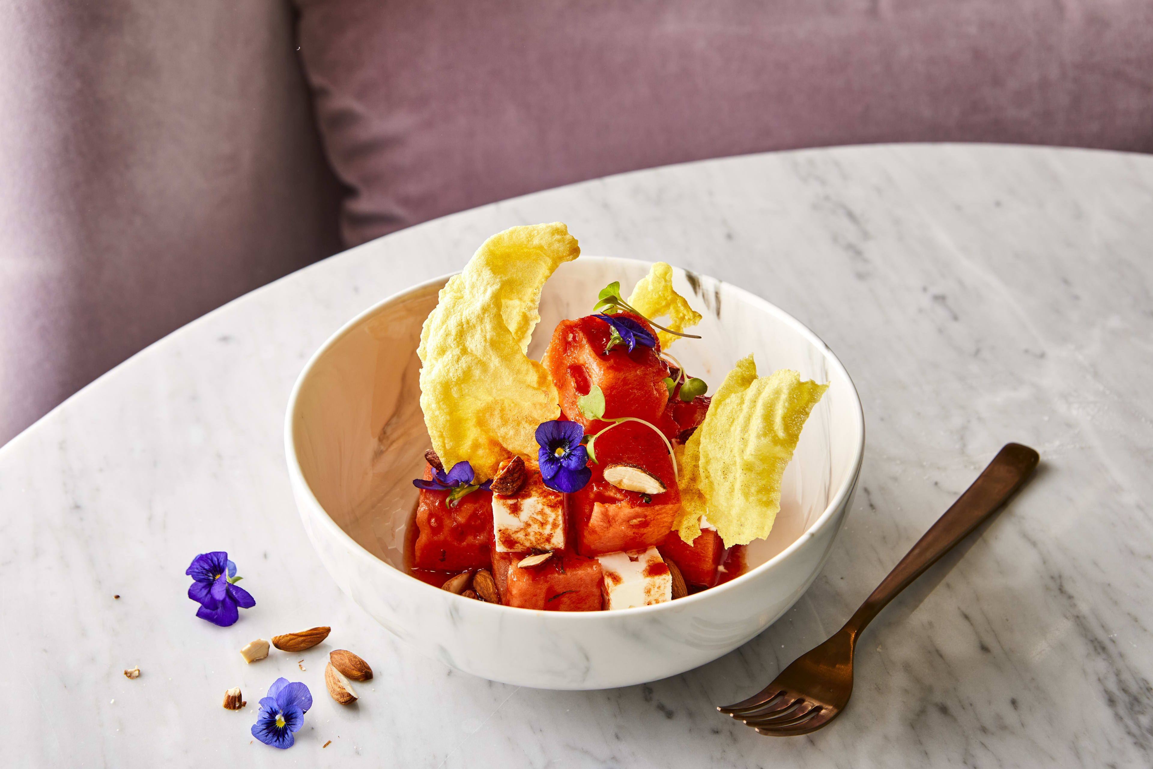 Marinated Watermelon & Feta