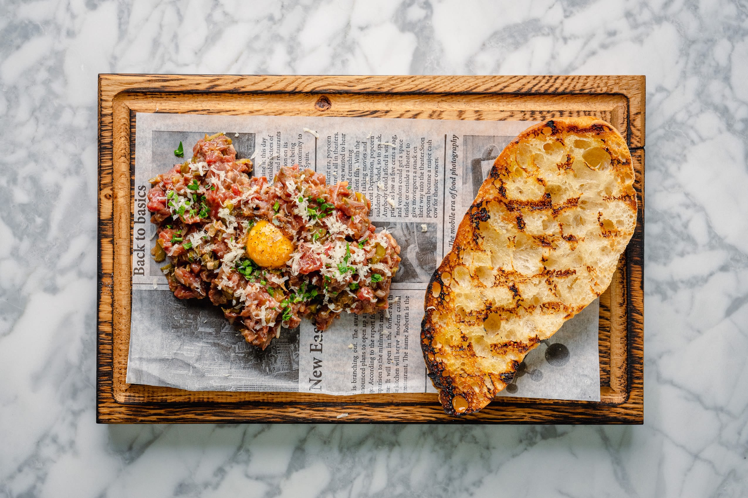 NYnLON Prime Hand Cut Angus Beef Tartare