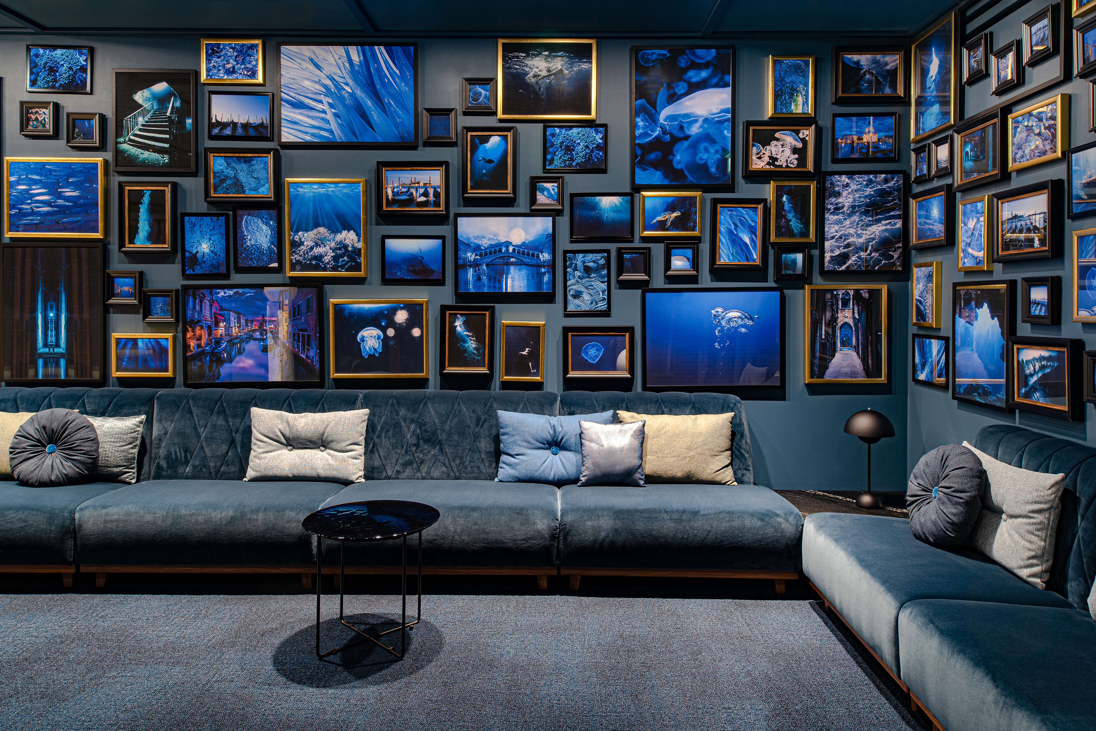 Hyatt Centric Murano Venice Cocktail Bar Spritz and Fizz Seating Area