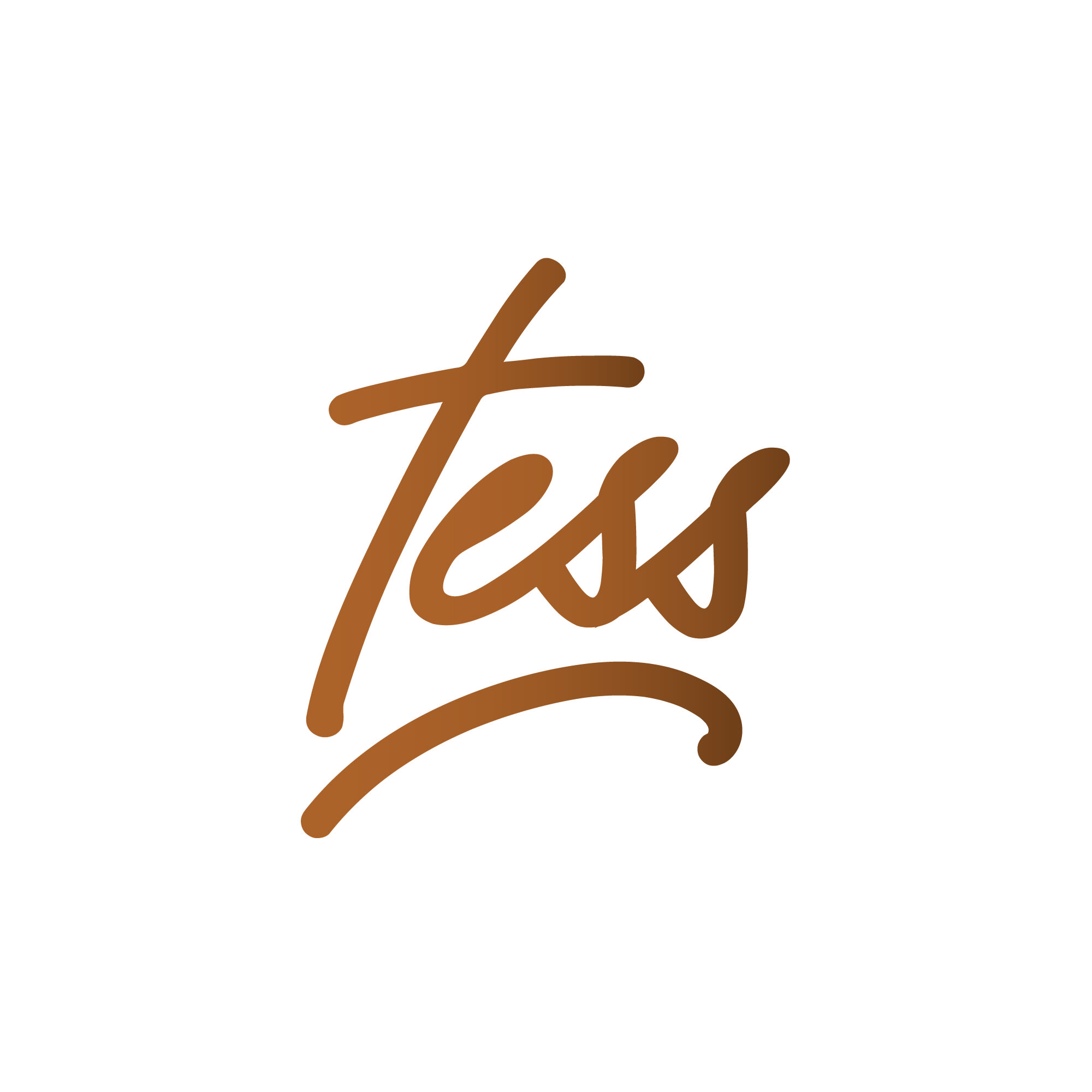 Tess Logo Coffee Gradient