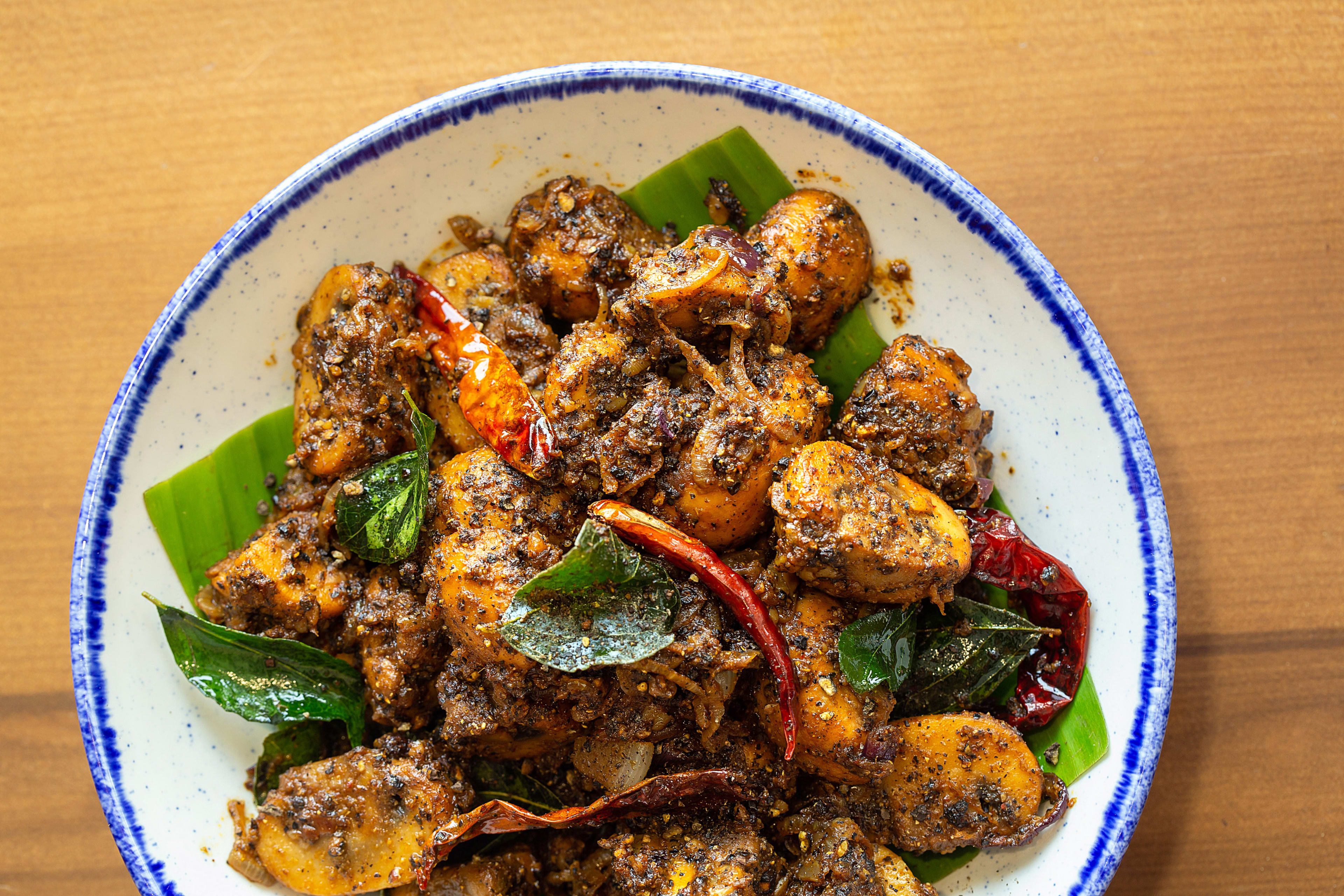 Mushroom Pepper Fry