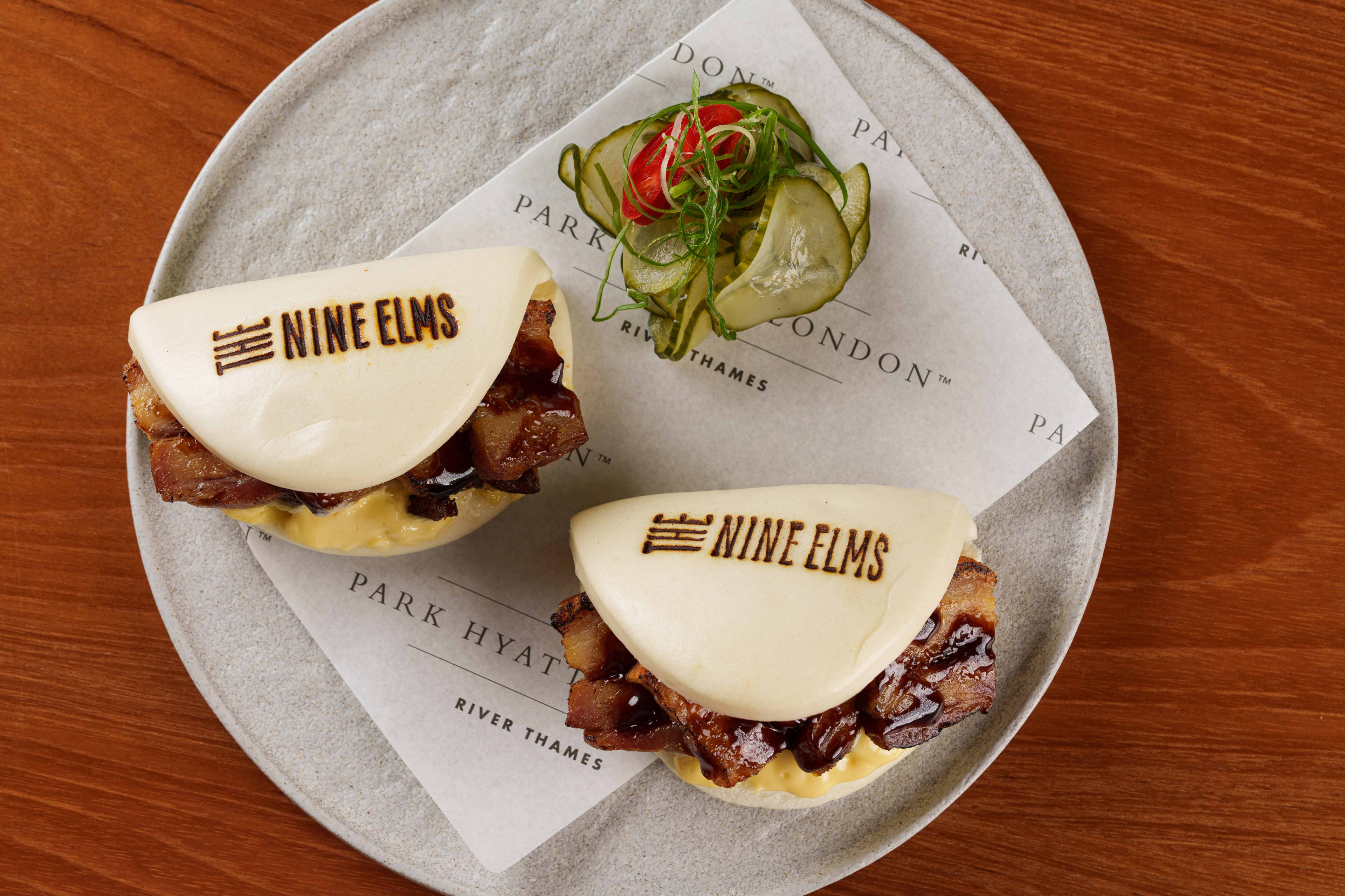 Pork Belly Bao Top View