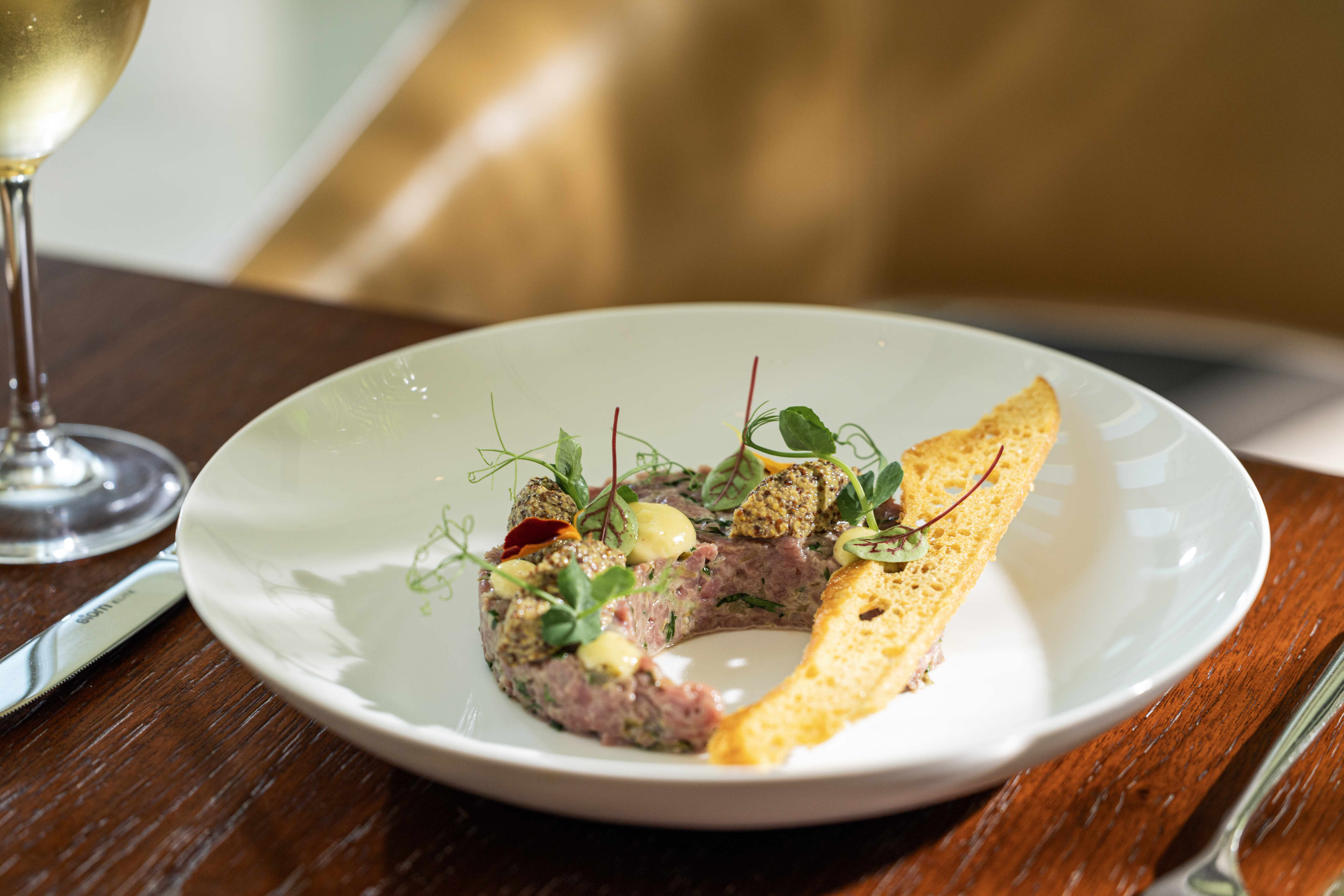 Opus Restaurant Beef Tartare