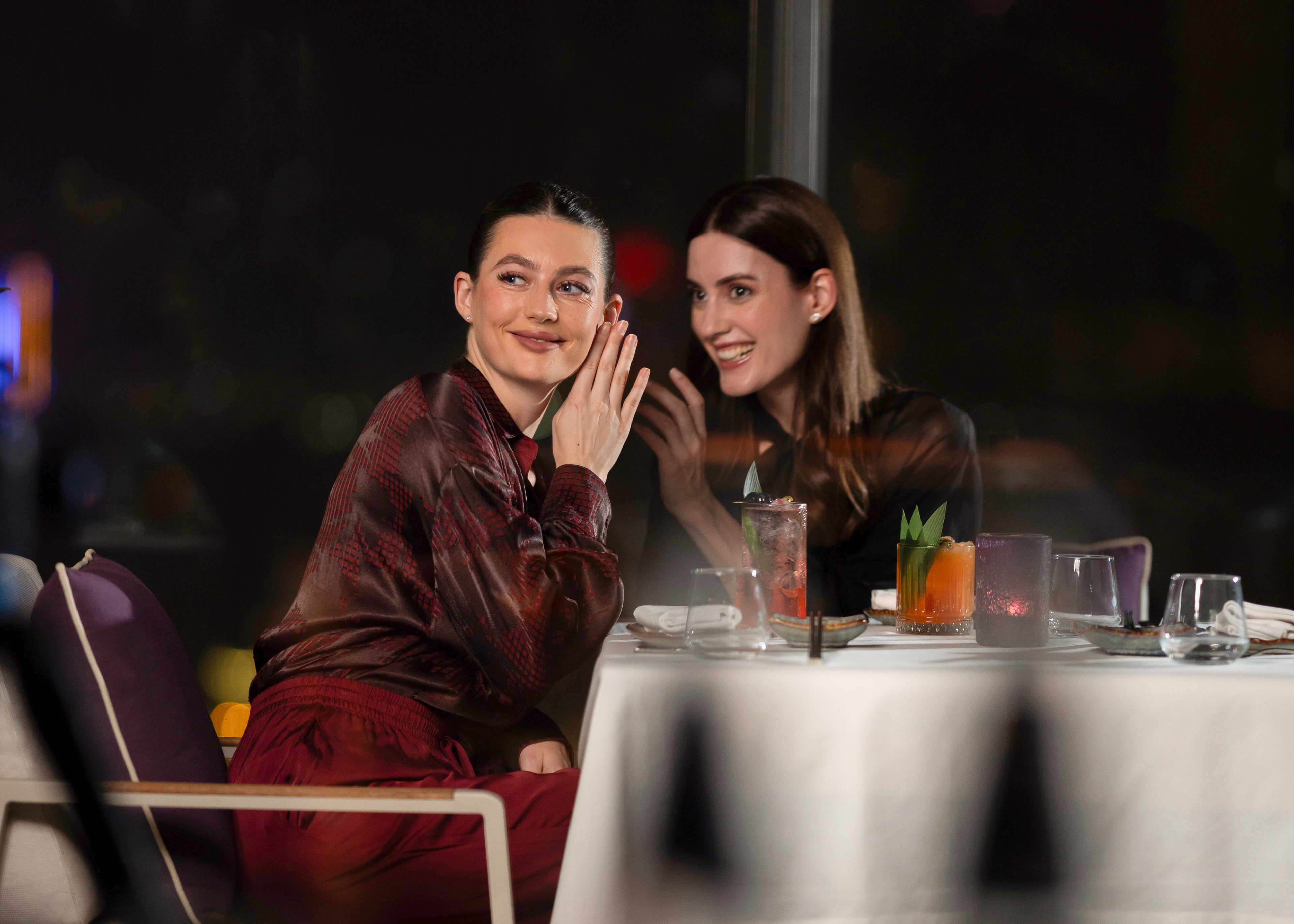 Sora Ladies Talking Outdoor