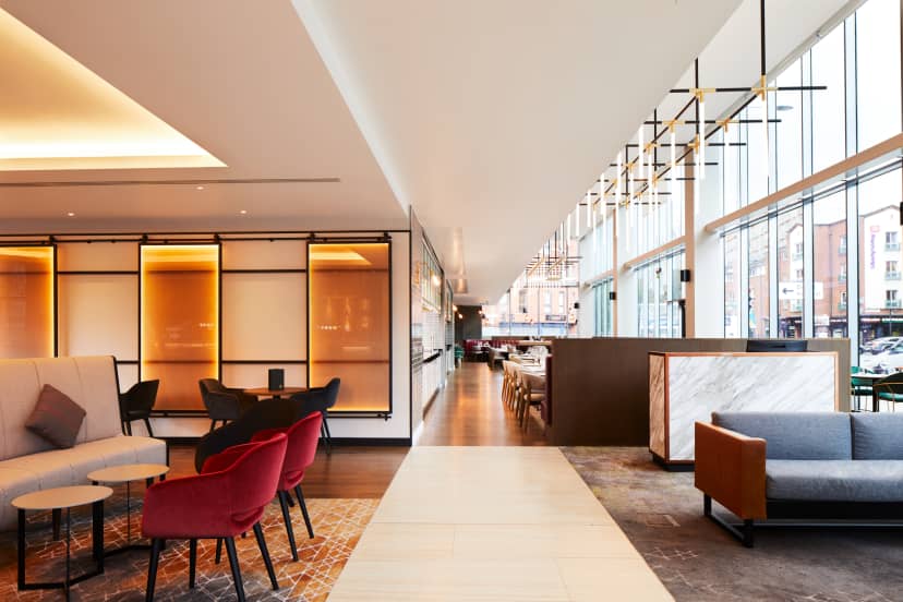 Hyatt Regency Manchester the Laureate Restaurant and Bar Entrance