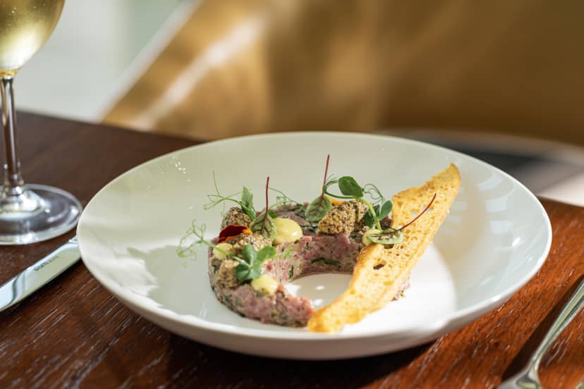 Opus Restaurant Beef Tartare