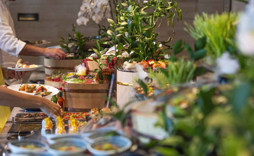 Sora Brunch Lifestyle Guests at Buffet (2)