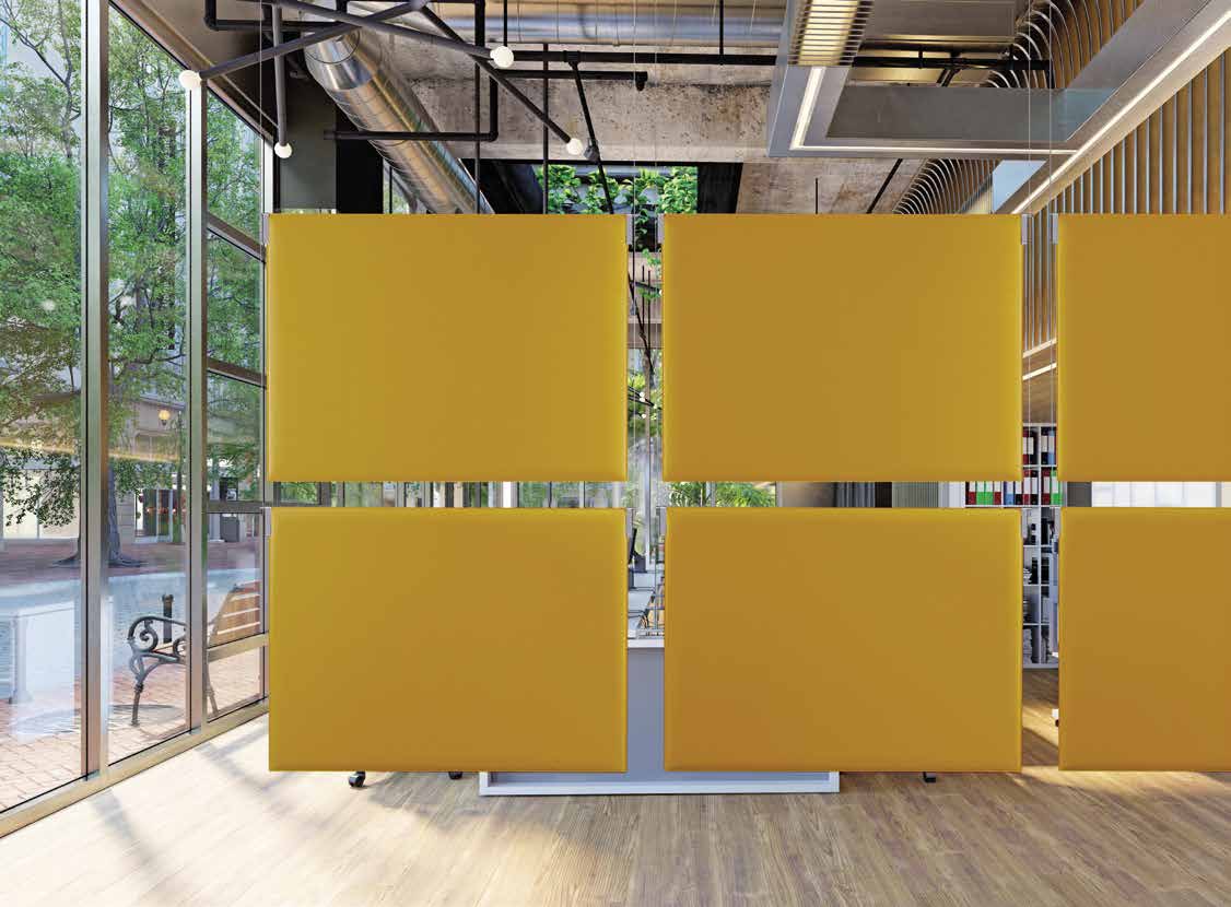 Caimi: divisori fonoassorbenti by Wekendo