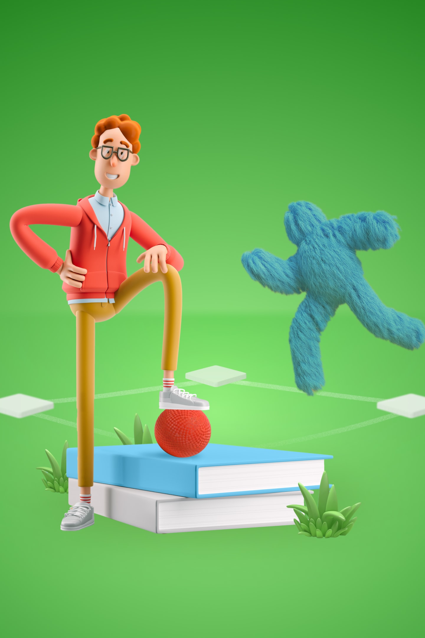 Trivia Kickball for Online Teams Confetti 🎉