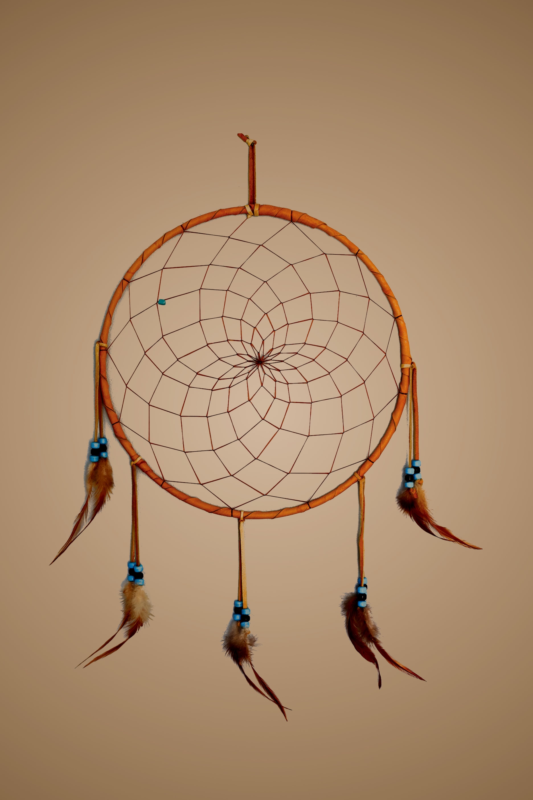 Blue DIY Dream Catcher Kit, Dreamcatcher Craft Kit, Summer Craft