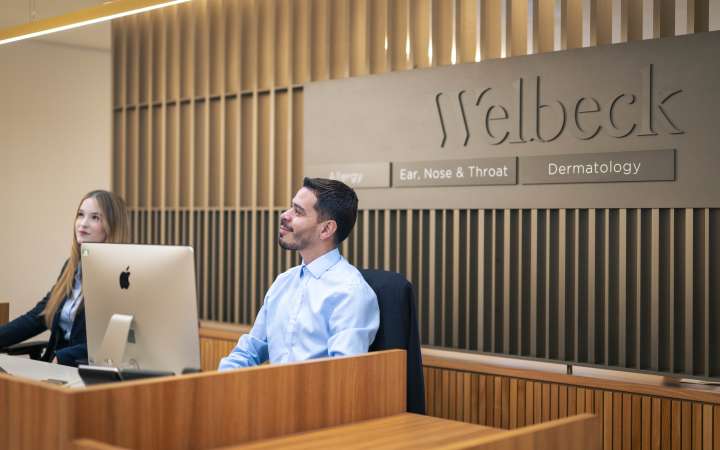 Centre reception area