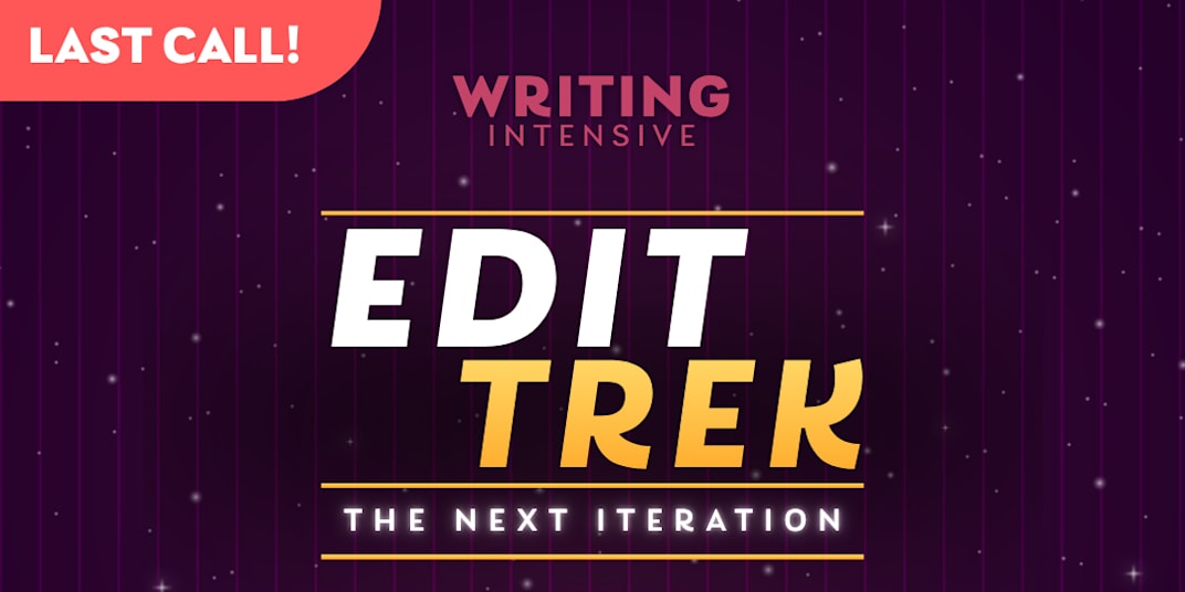 EDIT TREK: THE NEXT ITERATION starts Monday! JOIN US! Resistance is futile